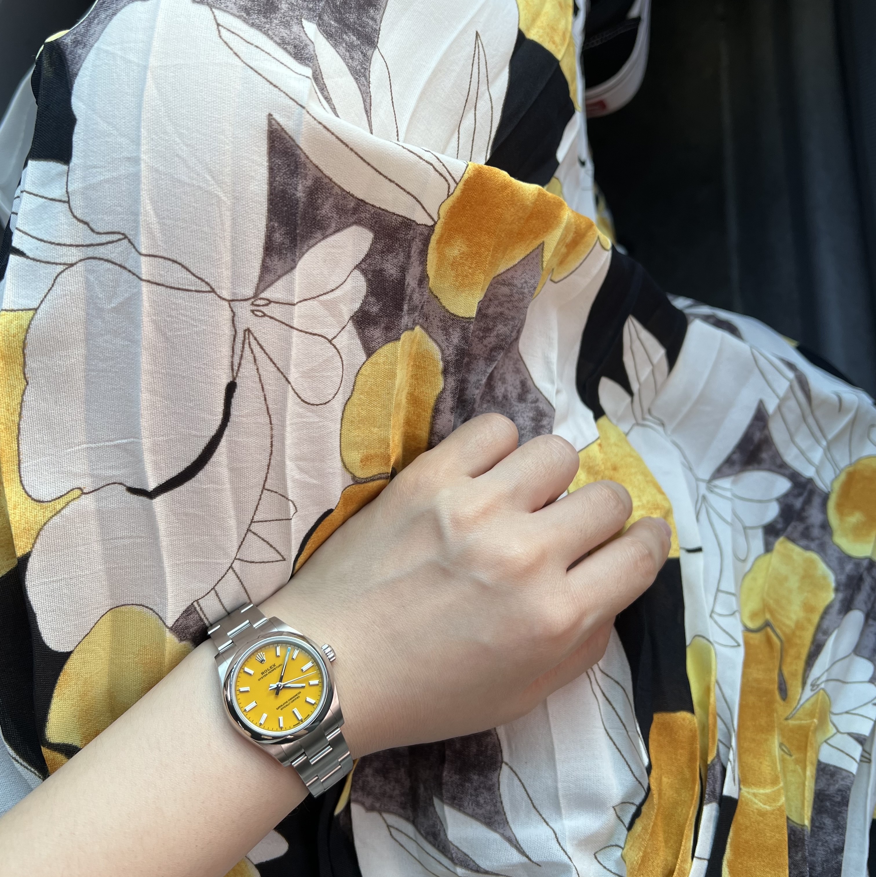 Rolex Oyster Perpetual 31mm 277200 Yellow Oyster 착용 스타일