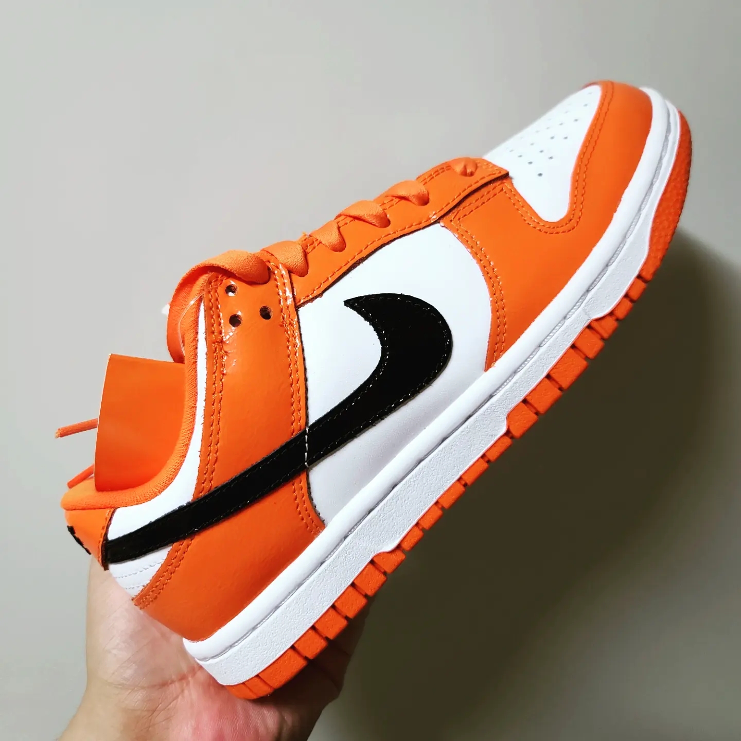(GS) Nike Dunk Low Safety Orange 착용 스타일