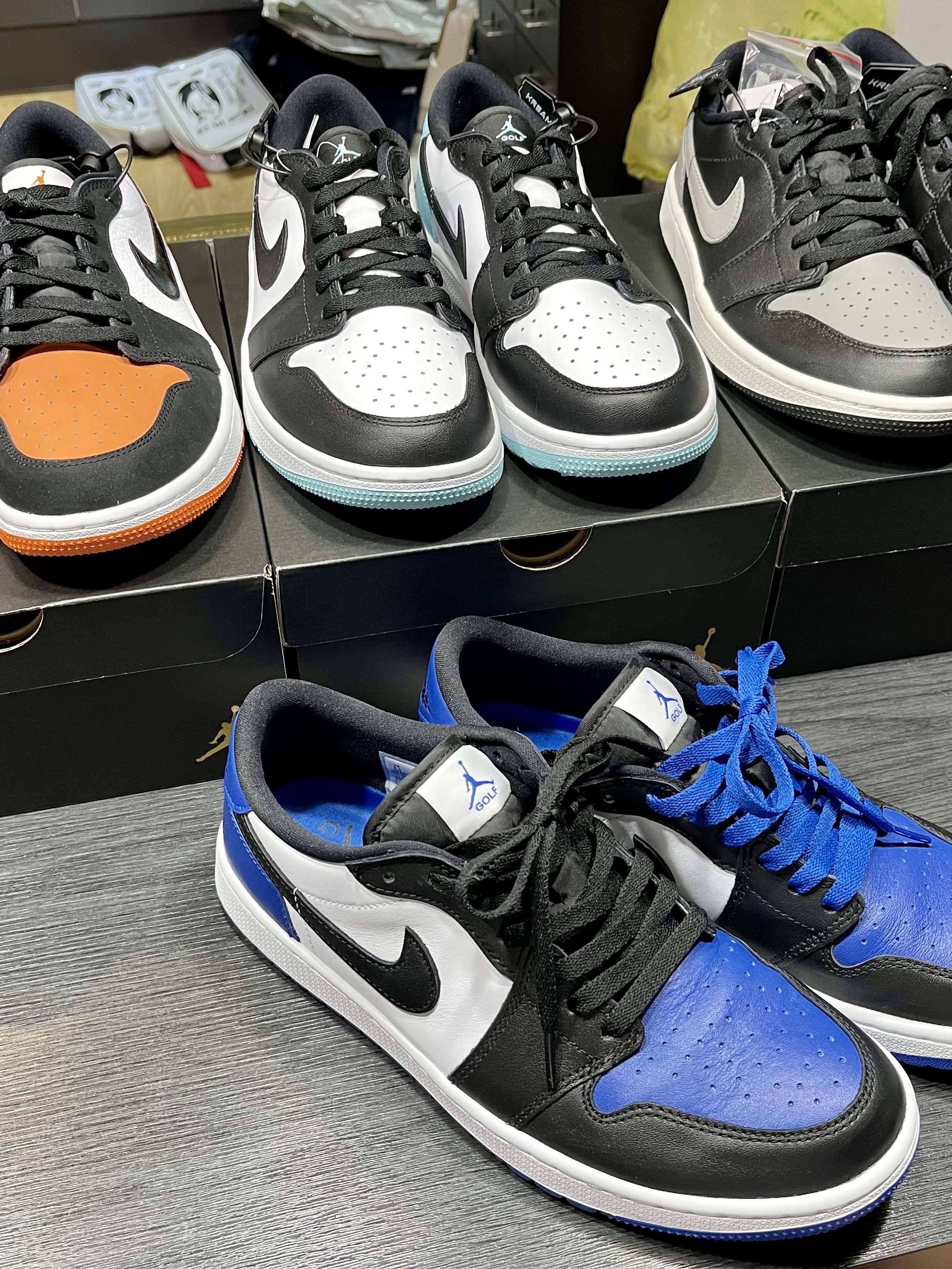 Jordan 1 Low Golf Starfish, Jordan 1 Low Golf Copa 착용 스타일 - 3