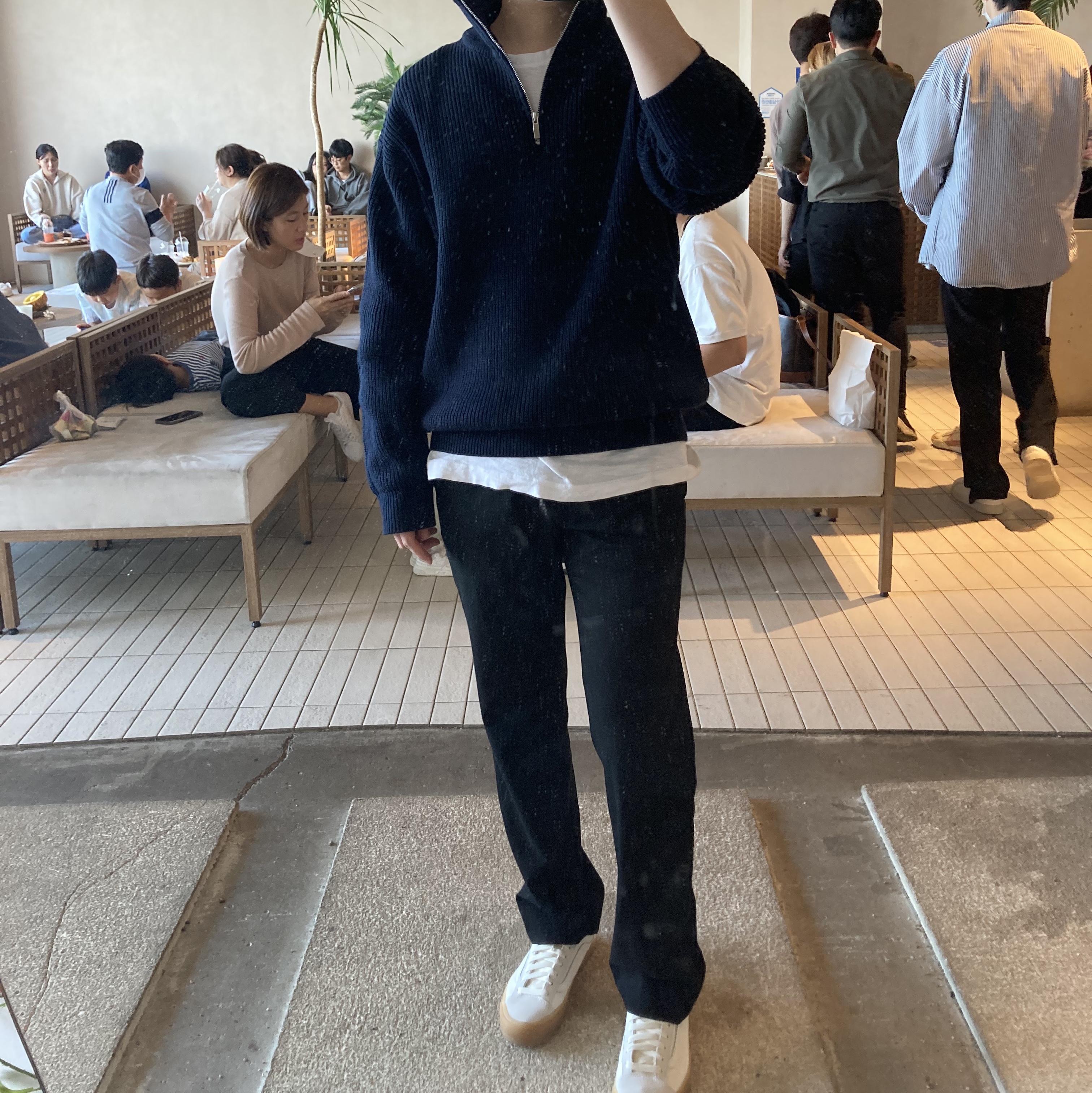 Vans Style 36 Cream White Gum 착용 스타일