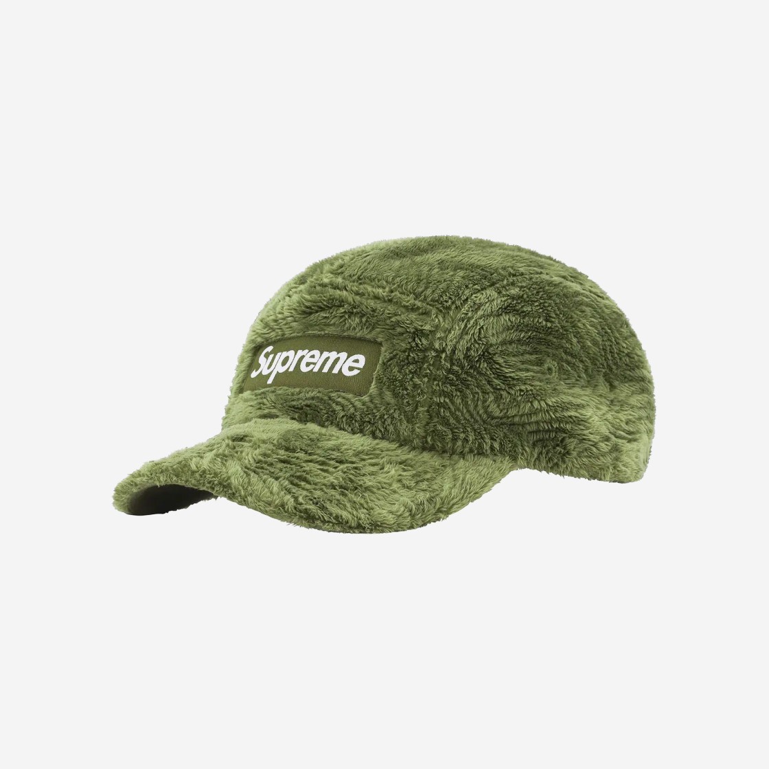 Supreme Swirl Fleece Camp Cap Olive - 22FW 상세 이미지 1