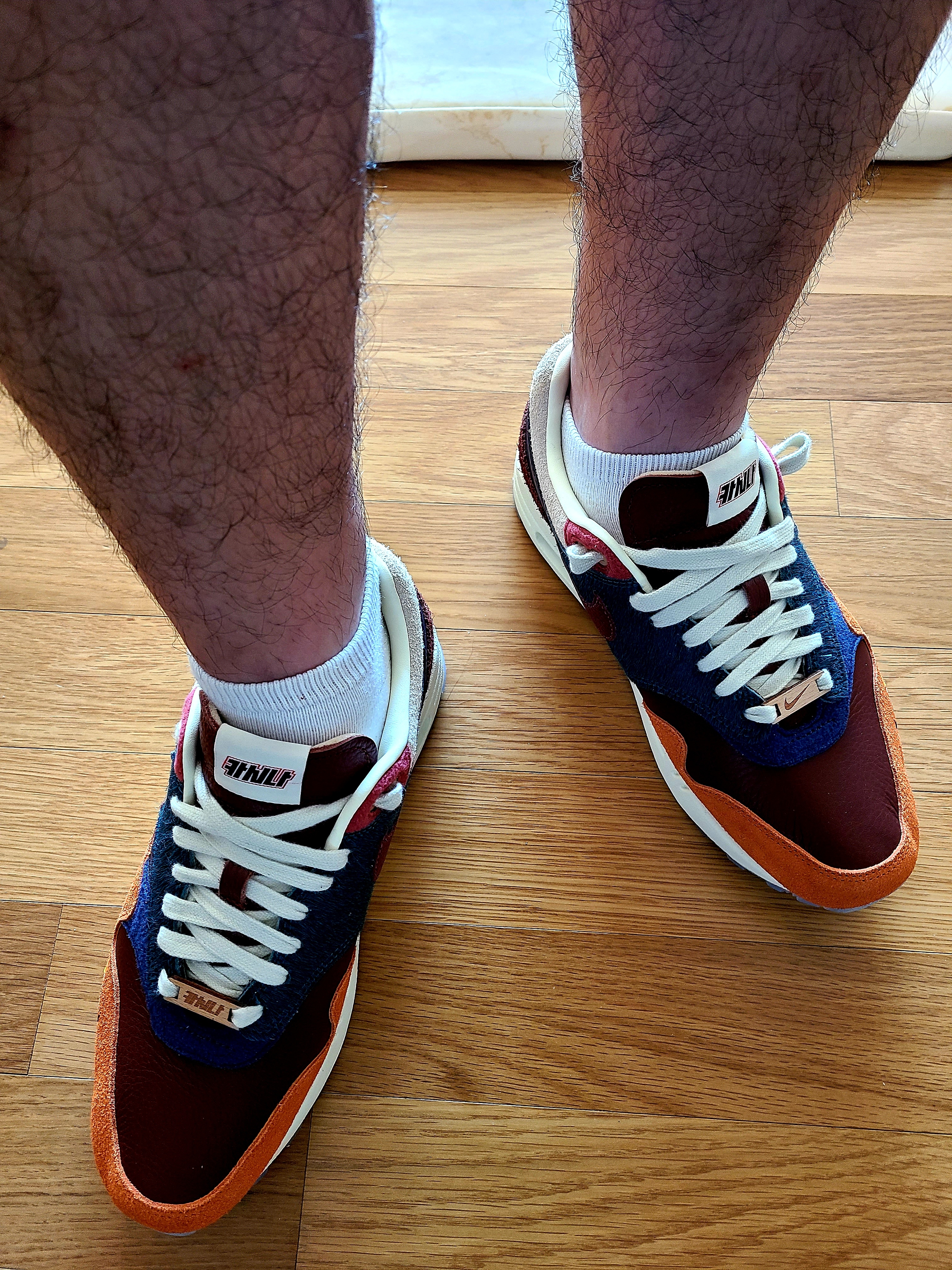 Nike x Kasina Air Max 1 SP Won-Ang Orange 착용 스타일 - 1