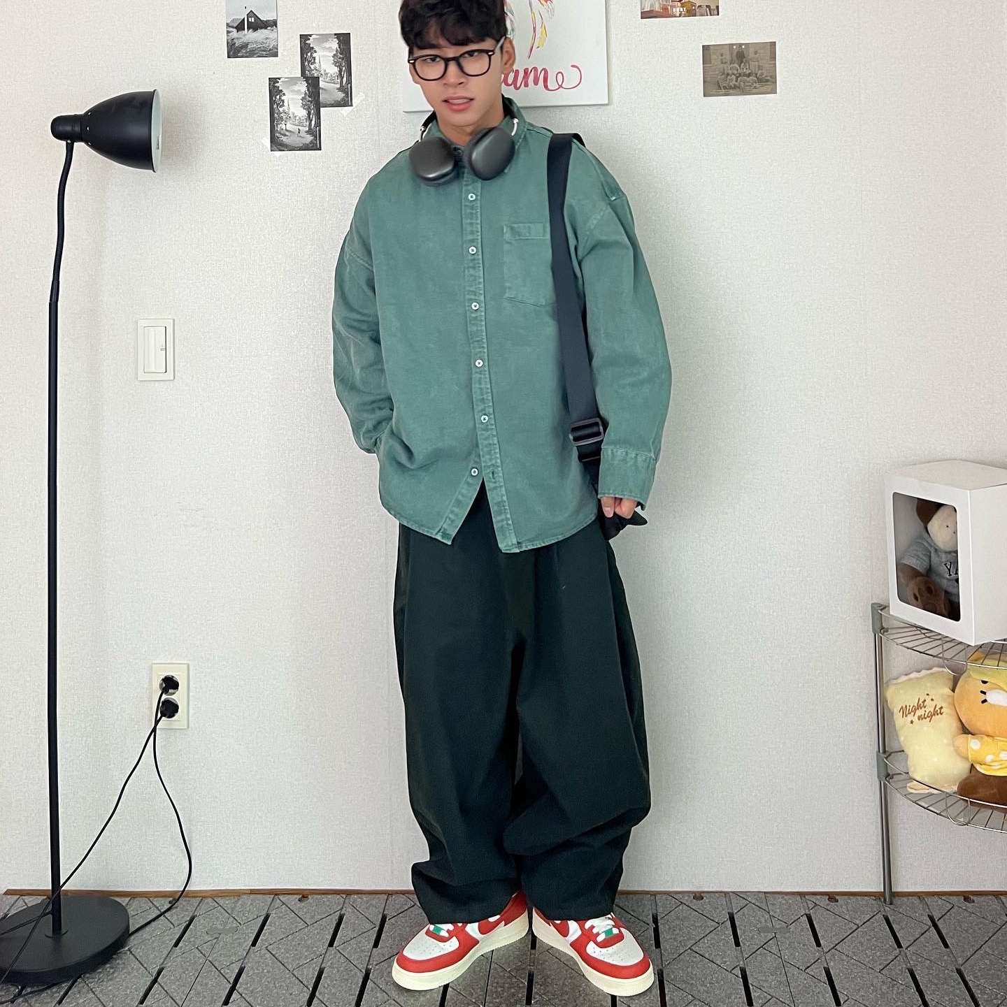 Nike Air Force 1 '07 LV8 Pojangmacha 착용 스타일