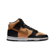 (W) Nike Dunk High LXX Black Flax
