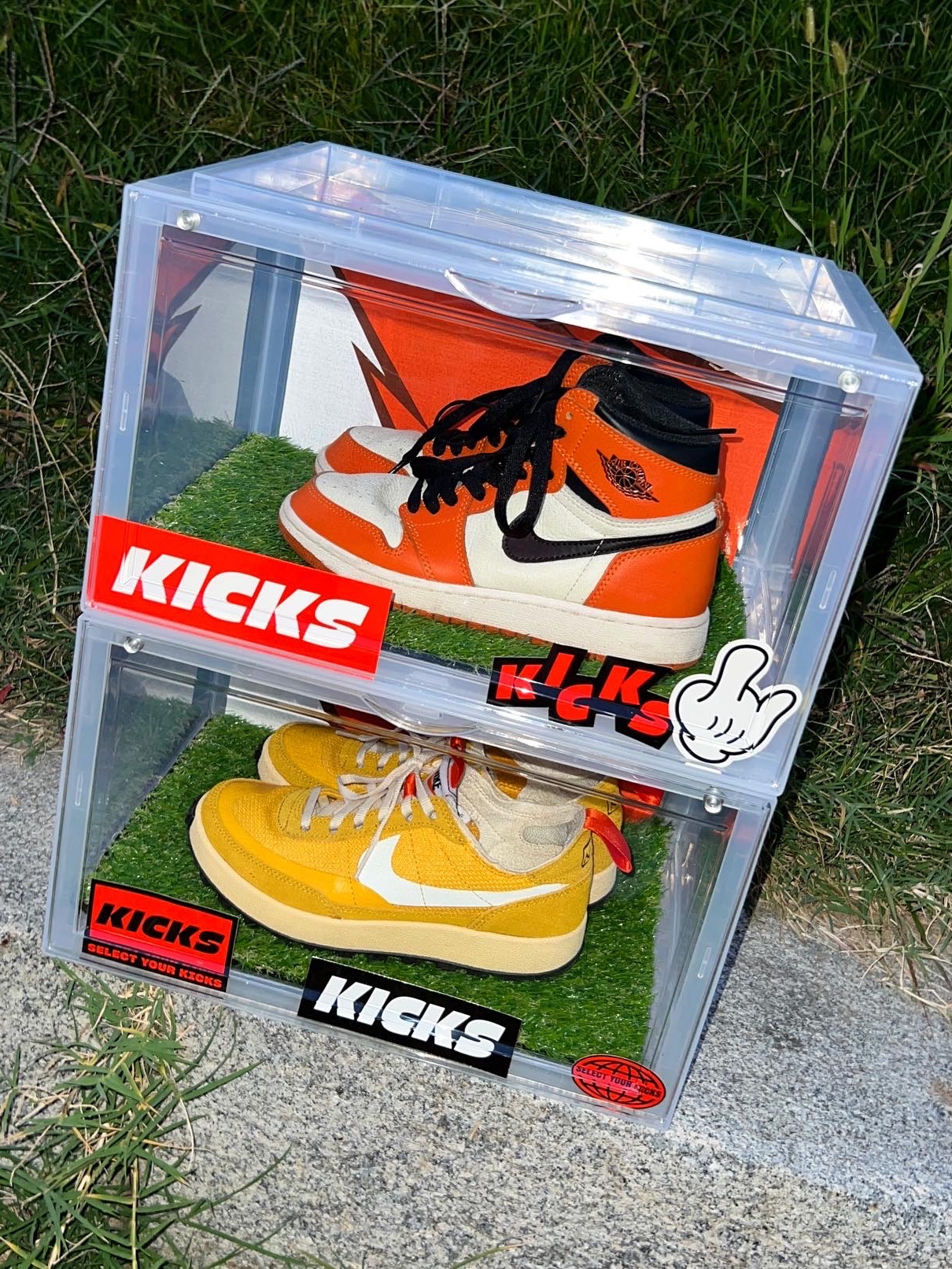 Jordan 1 Retro High OG Reverse Shattered Backboard, Nike x Tom Sachs General Purpose Shoe Archive 착용 스타일 - 1