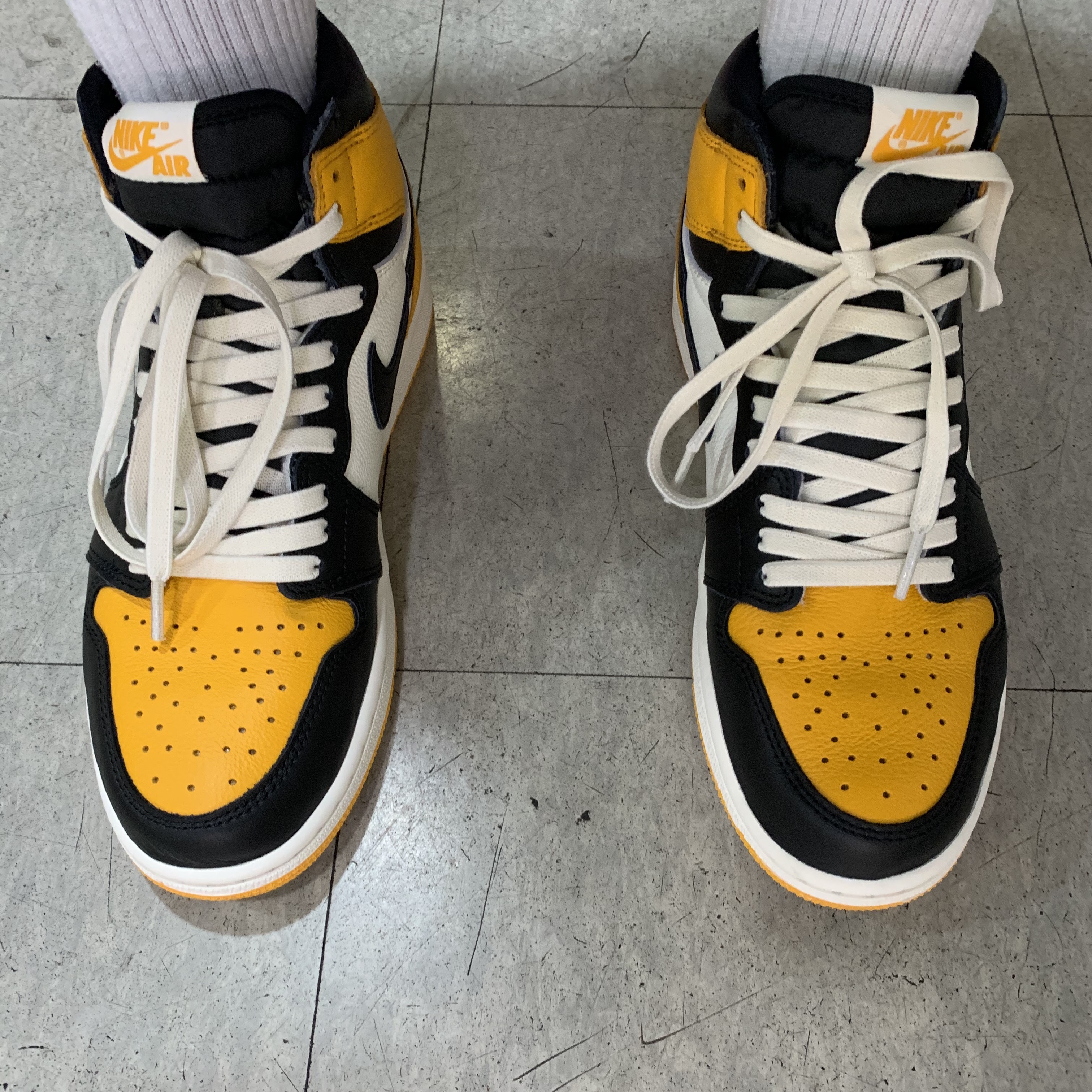 Jordan 1 Retro High OG Taxi 착용 스타일