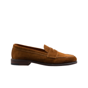 Alden 6243 Suede Unlined Flex Penny Loafer Snuff - E