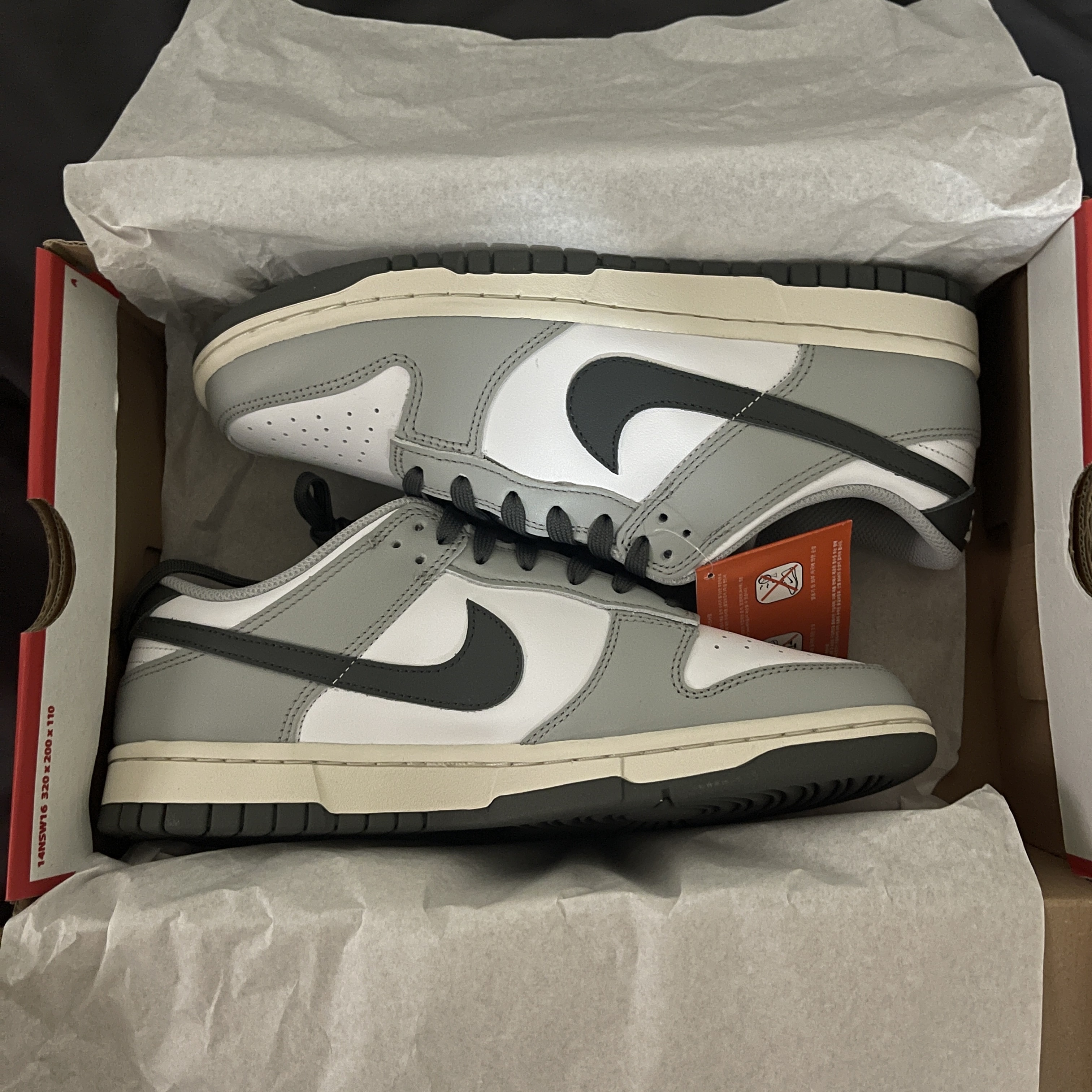 (W) Nike Dunk Low Light Smoke Grey 착용 스타일 - 2
