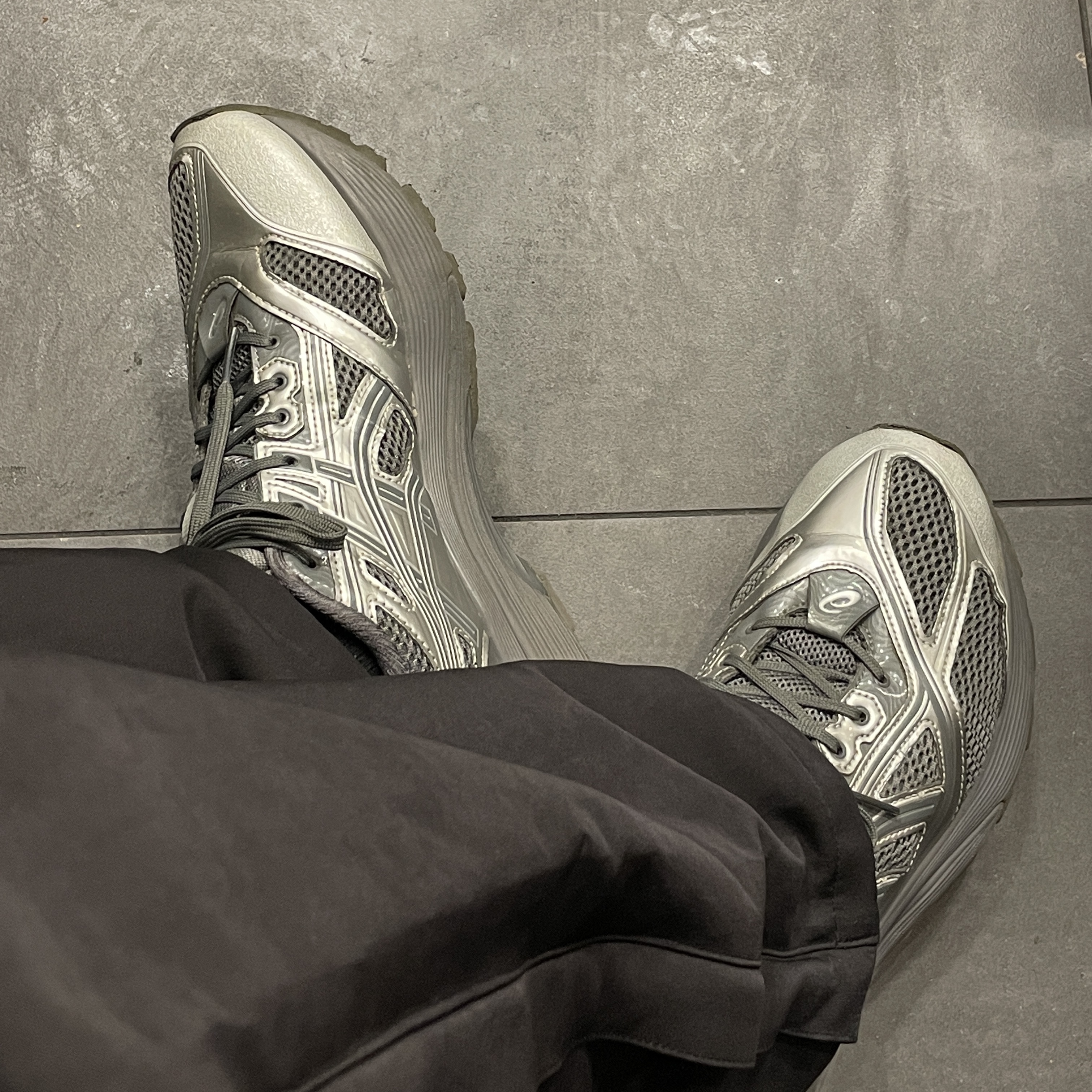 Asics x Kiko Kostadinov Gel-Korika Grey 착용 스타일