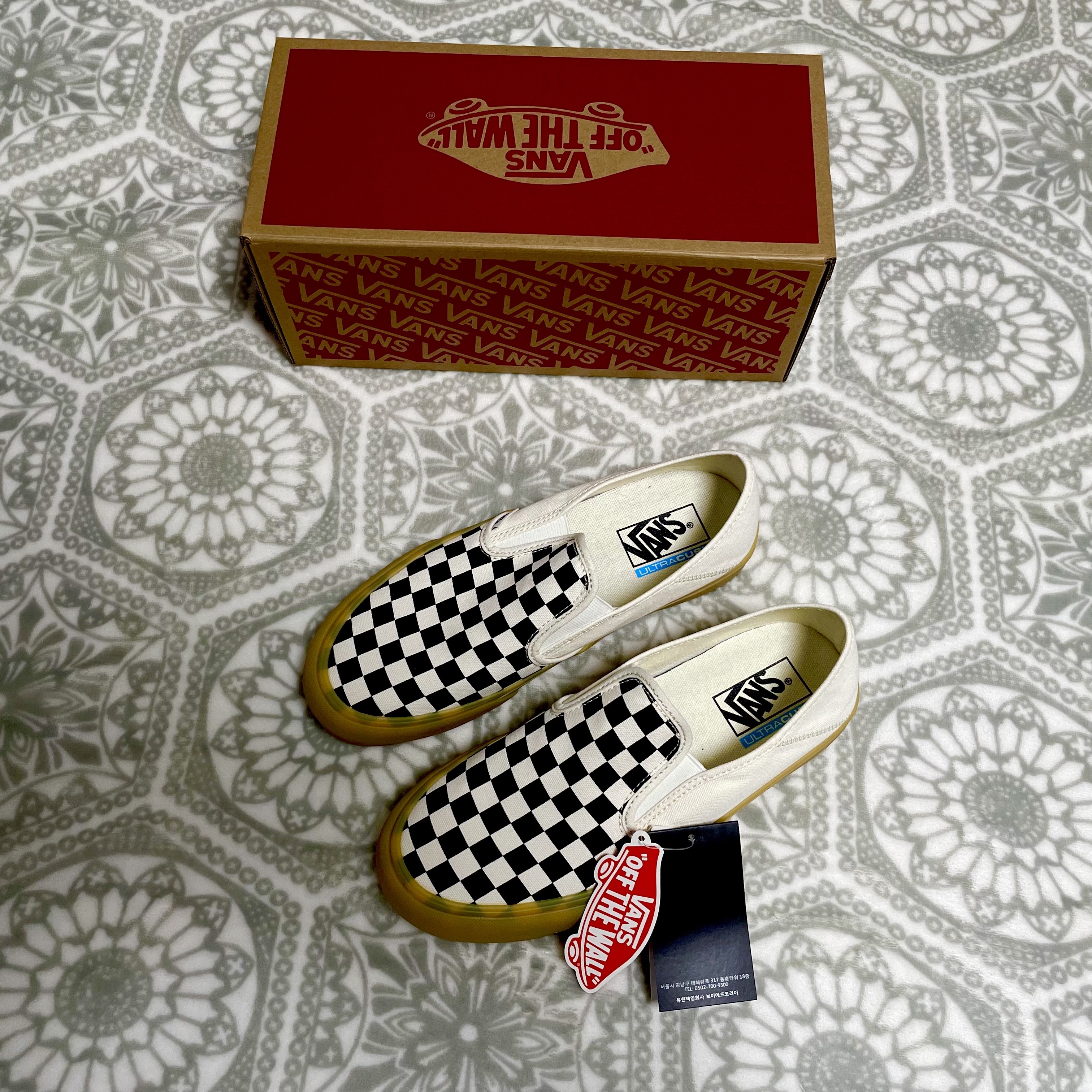 Vans Slip-On SF Checkerboard 착용 스타일 - 2