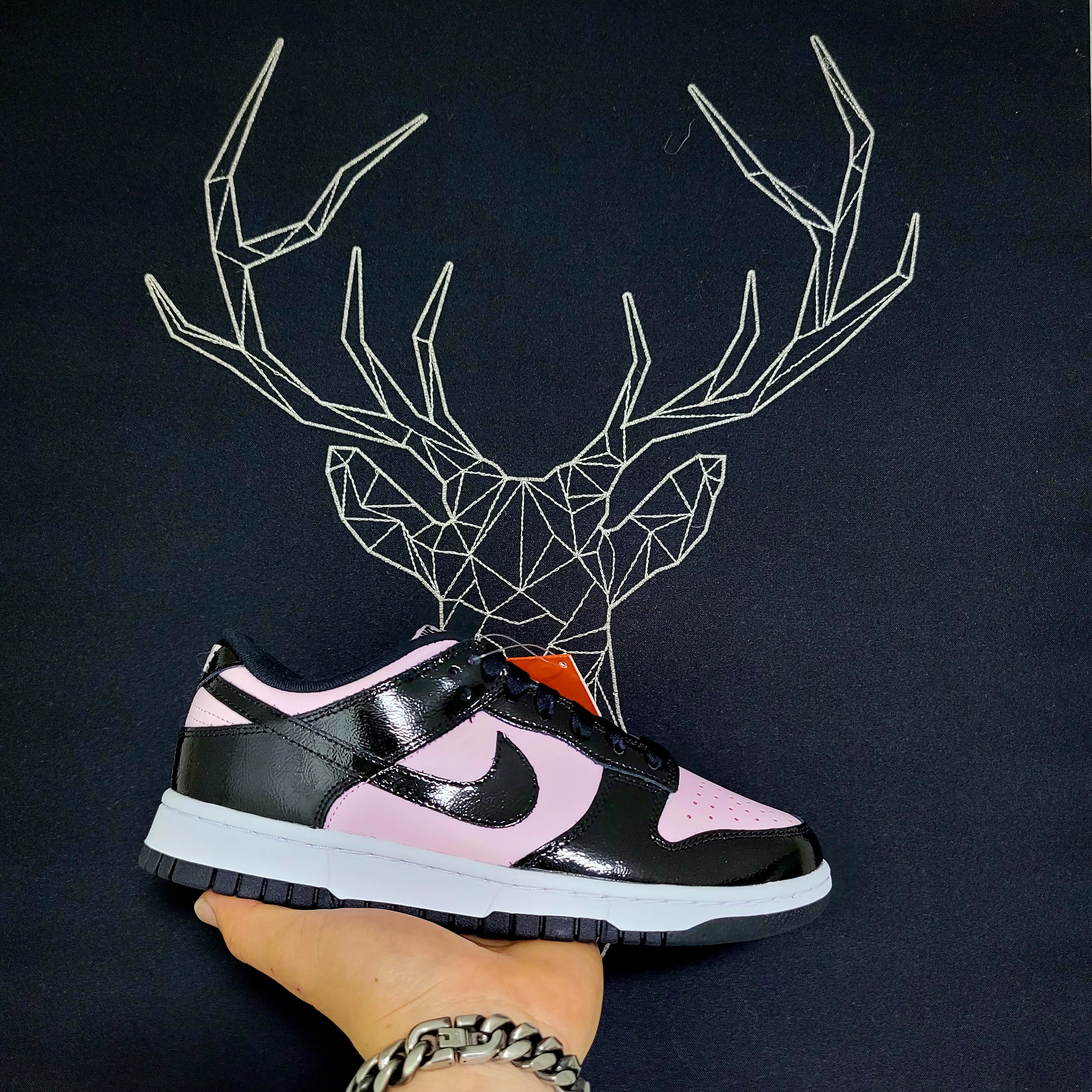 (W) Nike Dunk Low Essential Pink Foam Black 착용 스타일