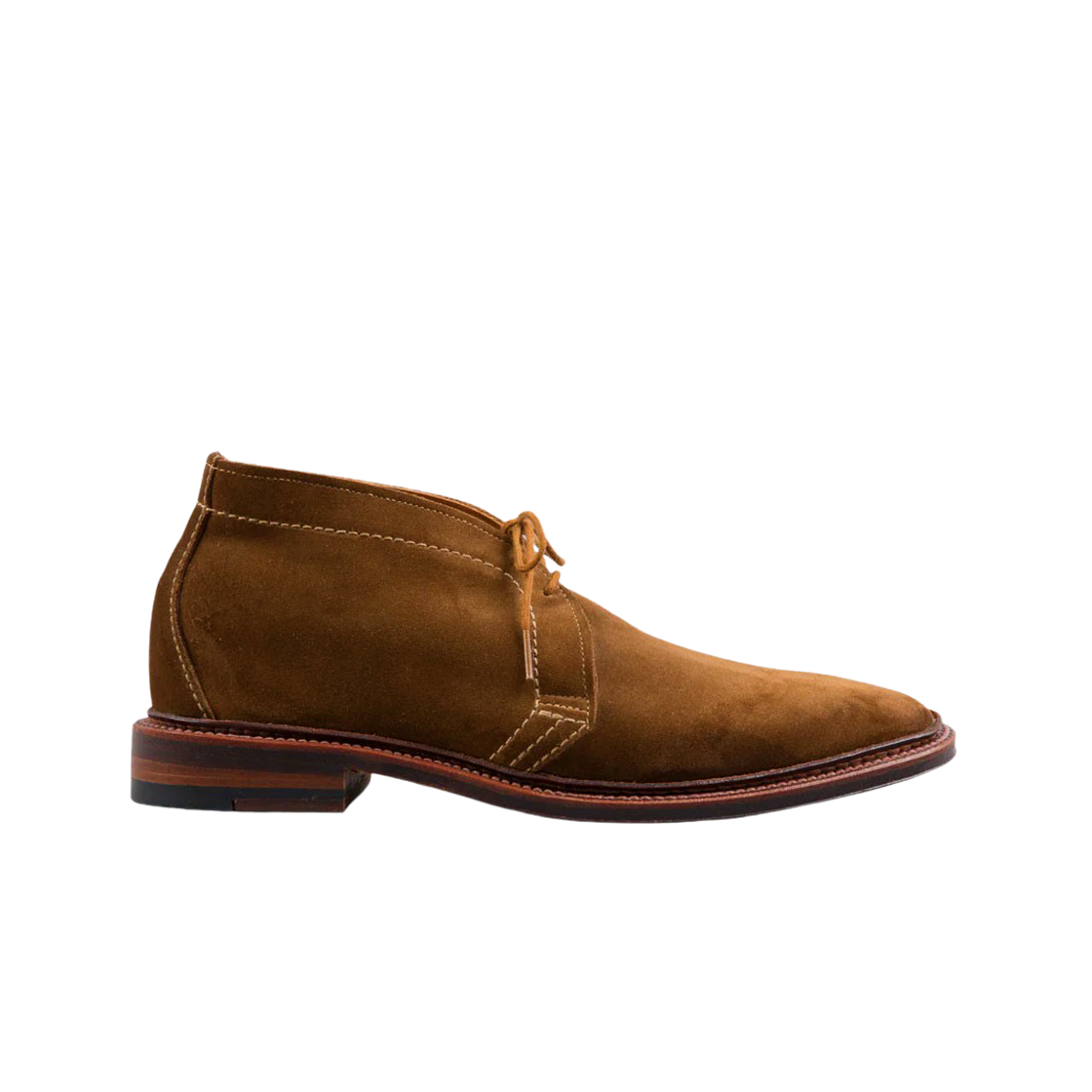 알든 1493 스웨이드 언라인드 처카 부츠 스너프 - D(Alden 1493 Suede Unlined Chukka Boot Snuff - D)
