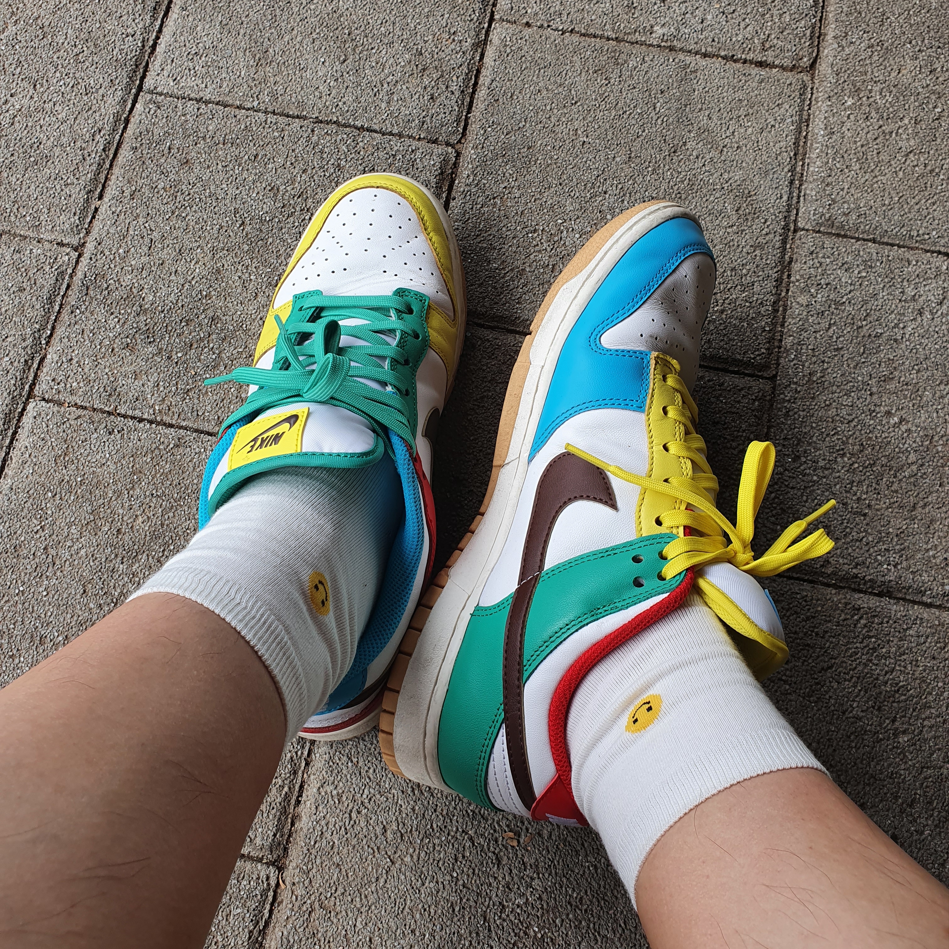 Nike Dunk Low SE Free.99 White 착용 스타일