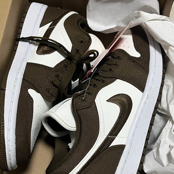 (W) Jordan 1 Low SE Light Olive 착용 스타일
