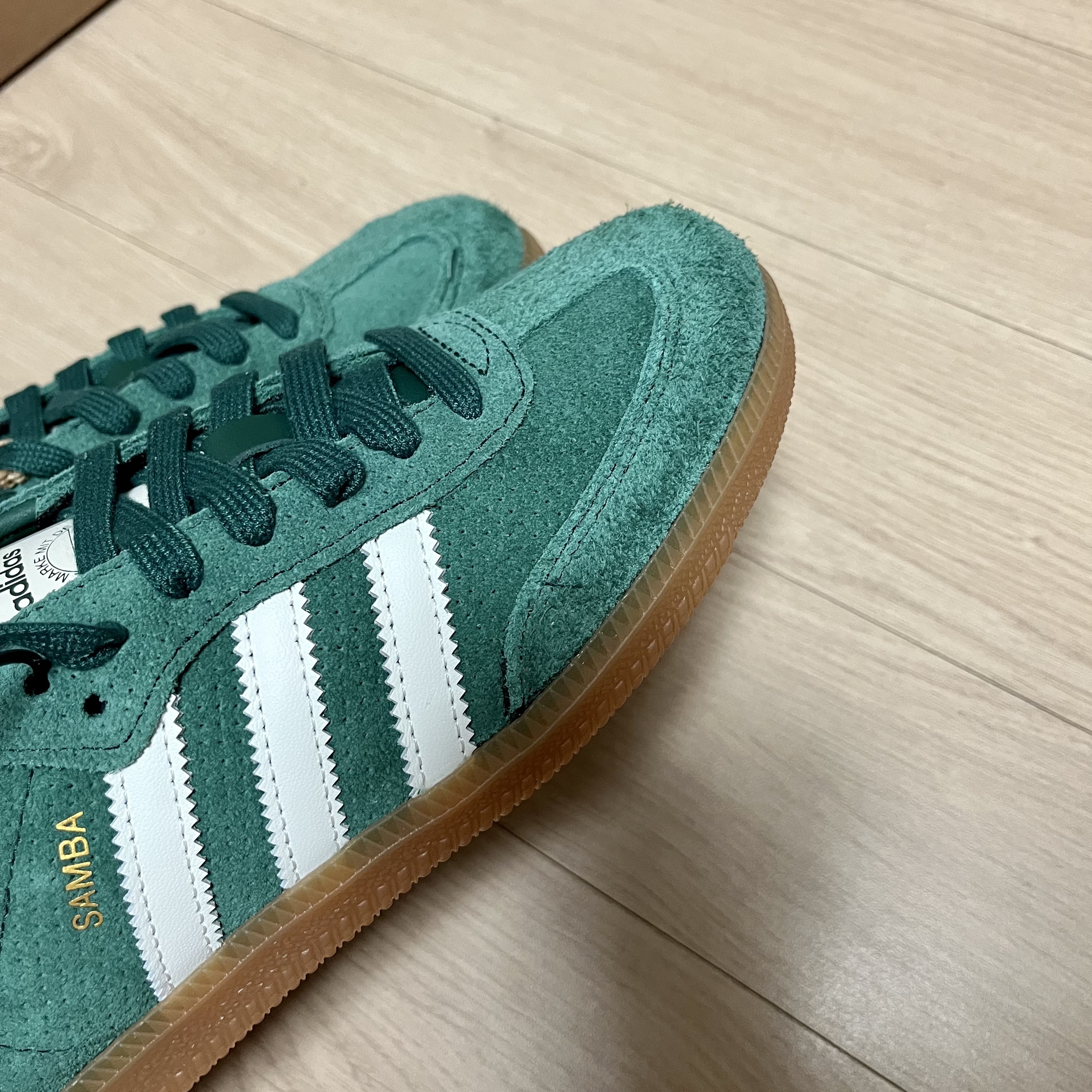 Adidas Samba OG Collegiate Green 착용 스타일 - 1