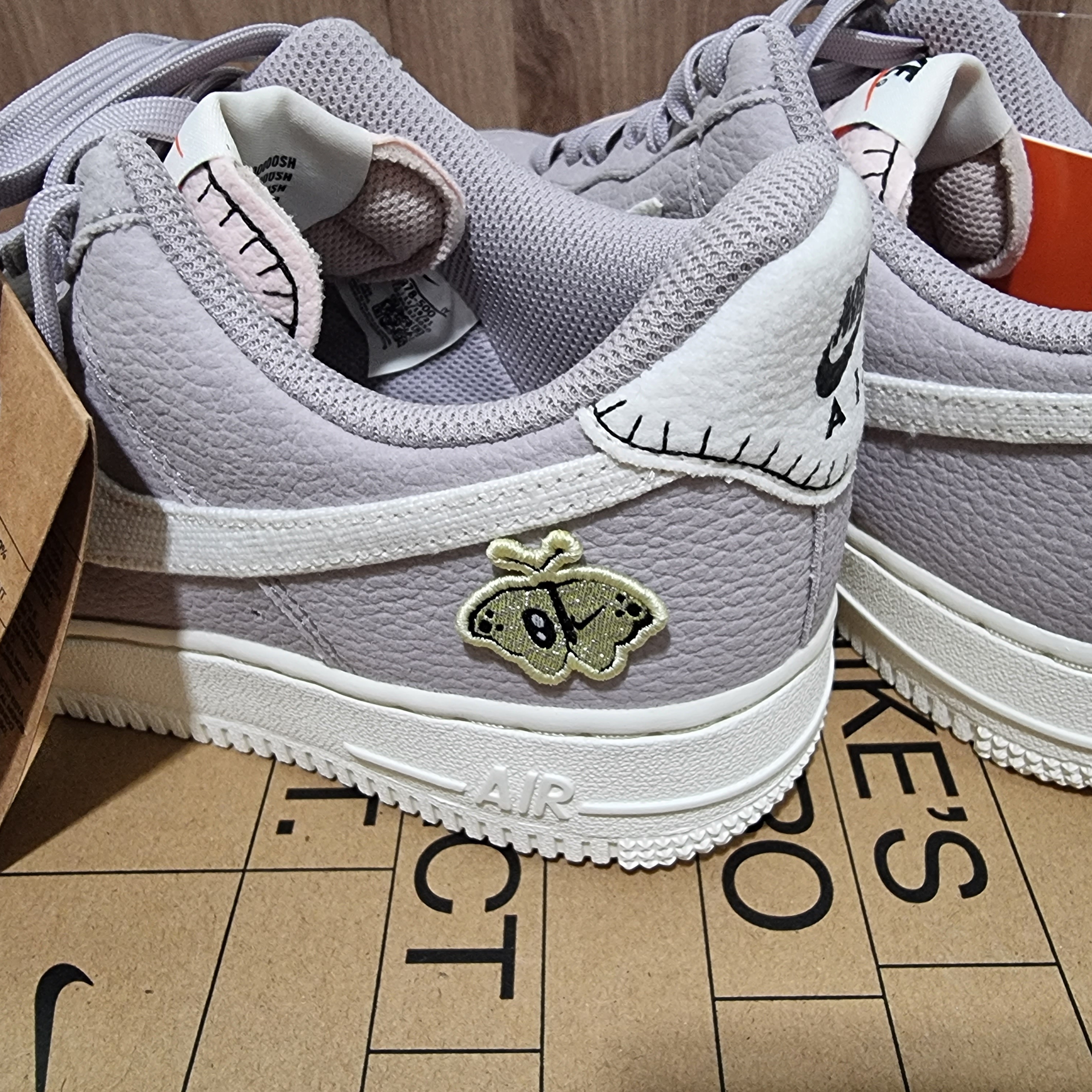(W) Nike Air Force 1 '07 SE Next Nature Amethyst Ash 착용 스타일 - 2