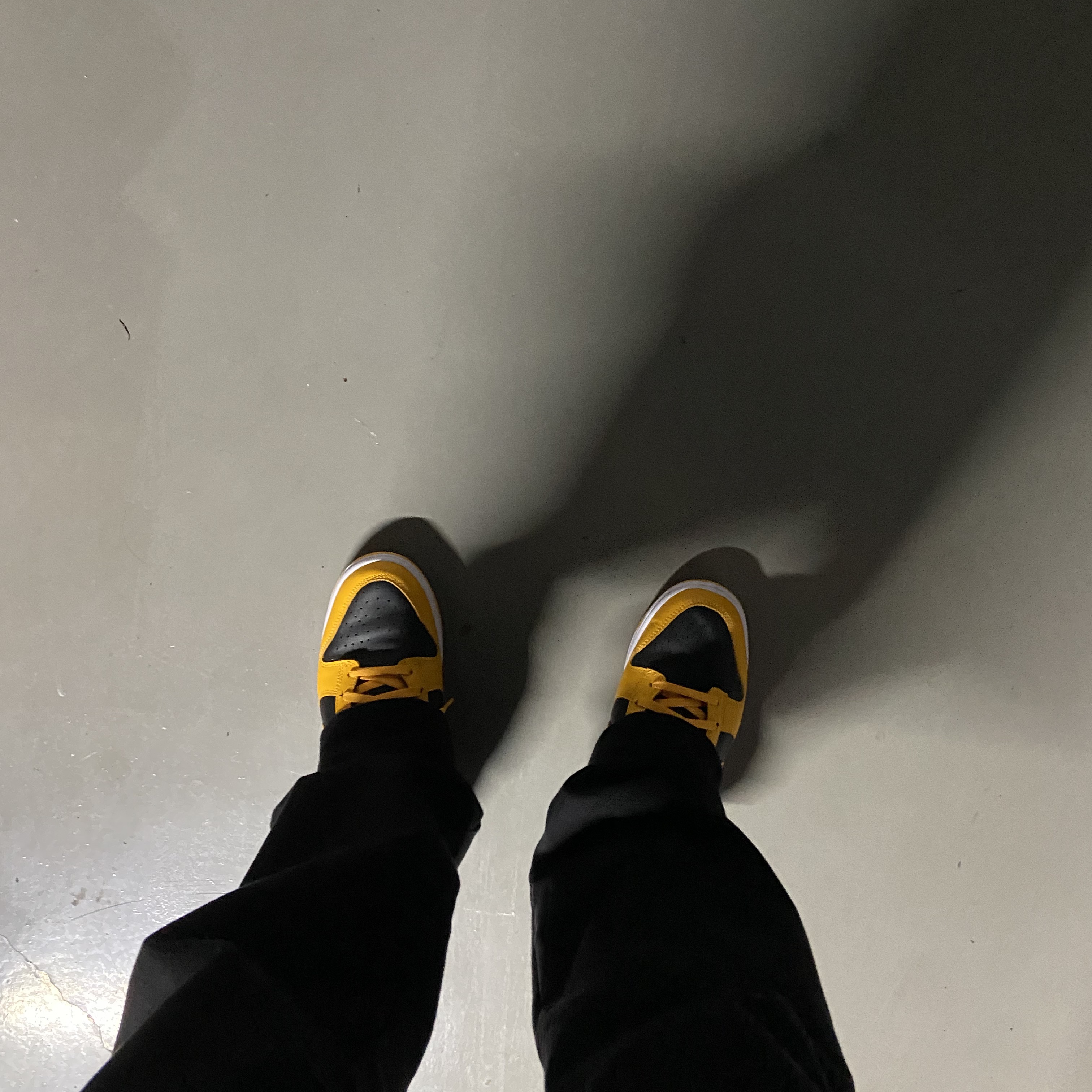 Nike Dunk Low Retro Championship Goldenrod 착용 스타일