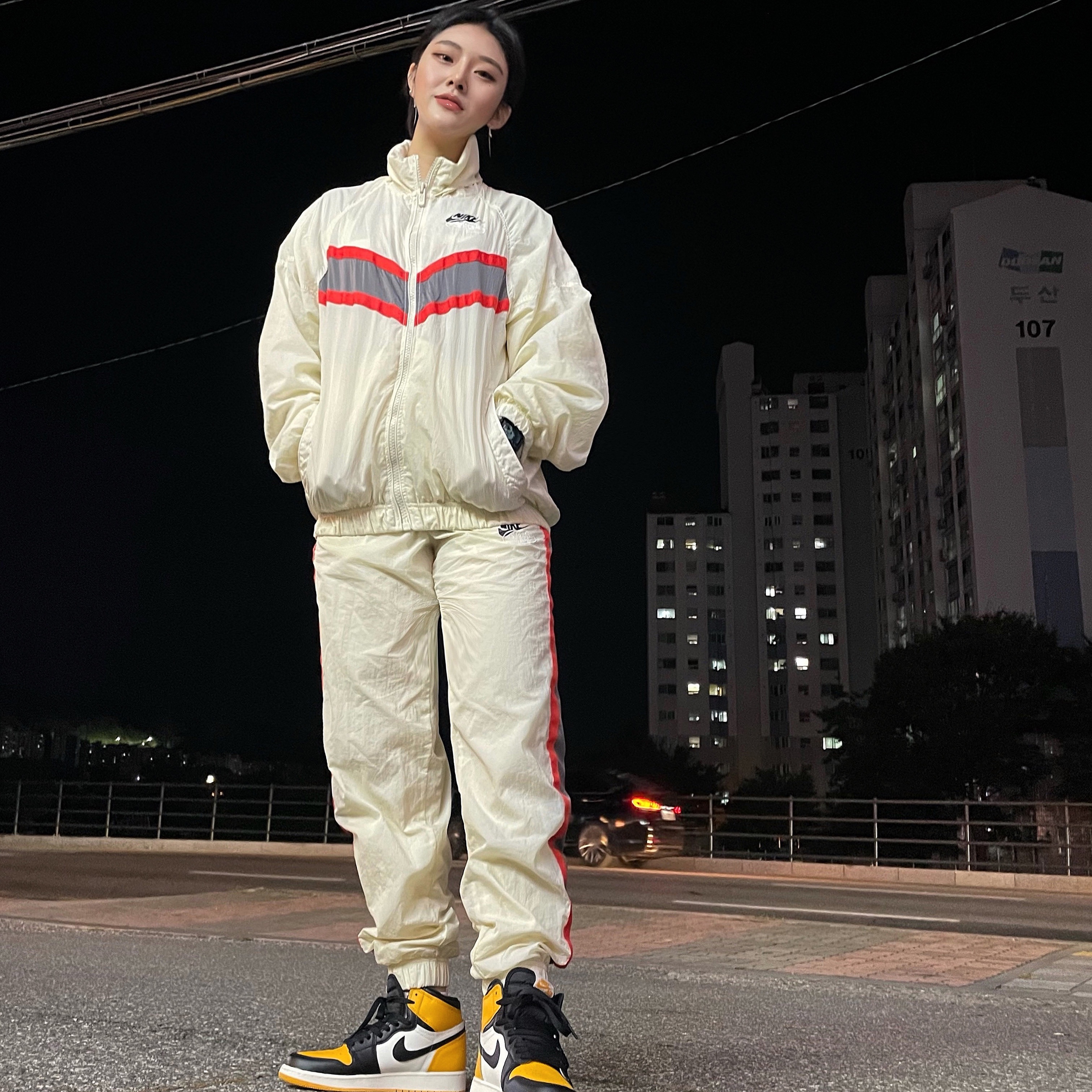Jordan 1 Retro High OG Taxi 착용 스타일
