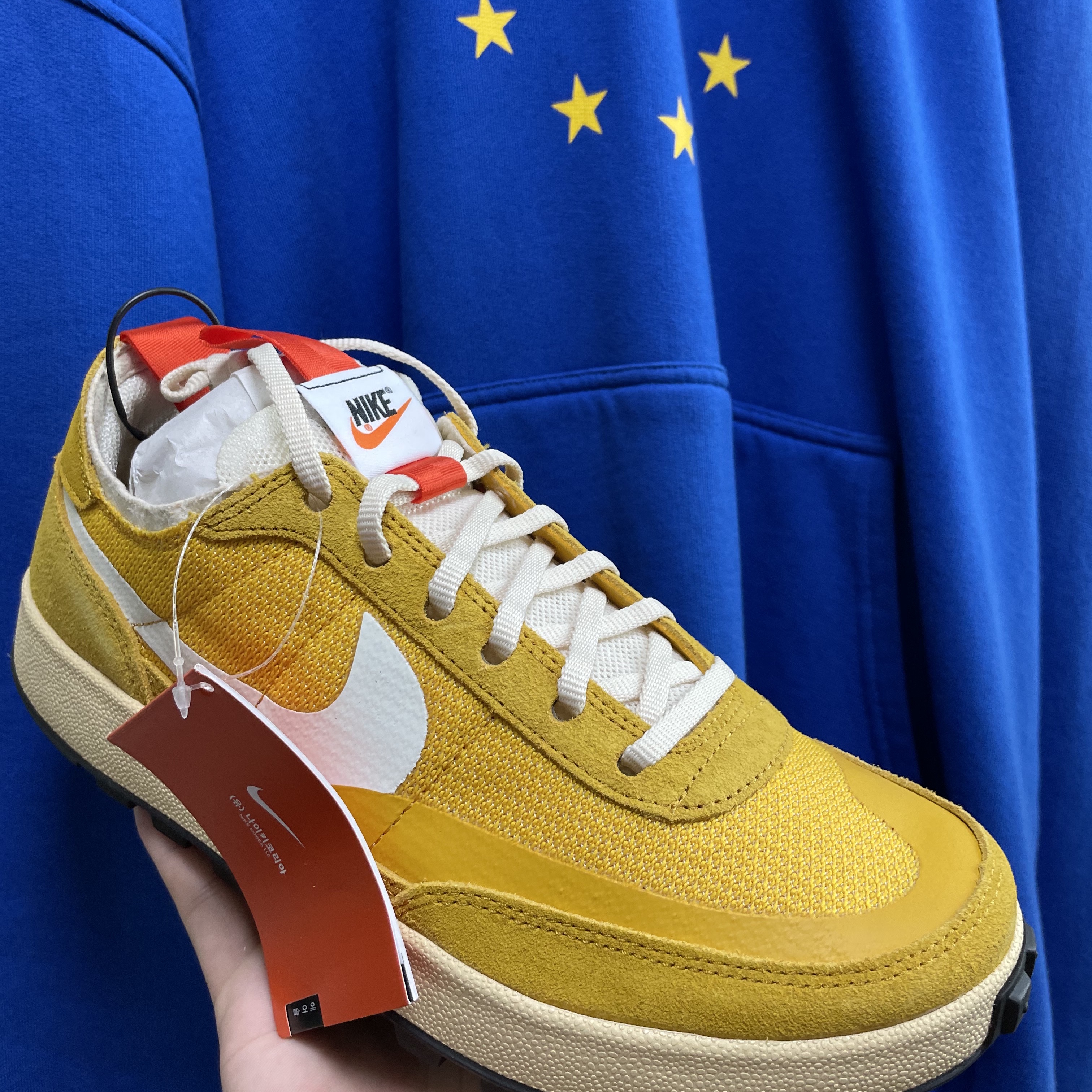 Nike x Tom Sachs General Purpose Shoe Archive, Souvenir Official Eunify Classic Hoodie Blue 2022 착용 스타일