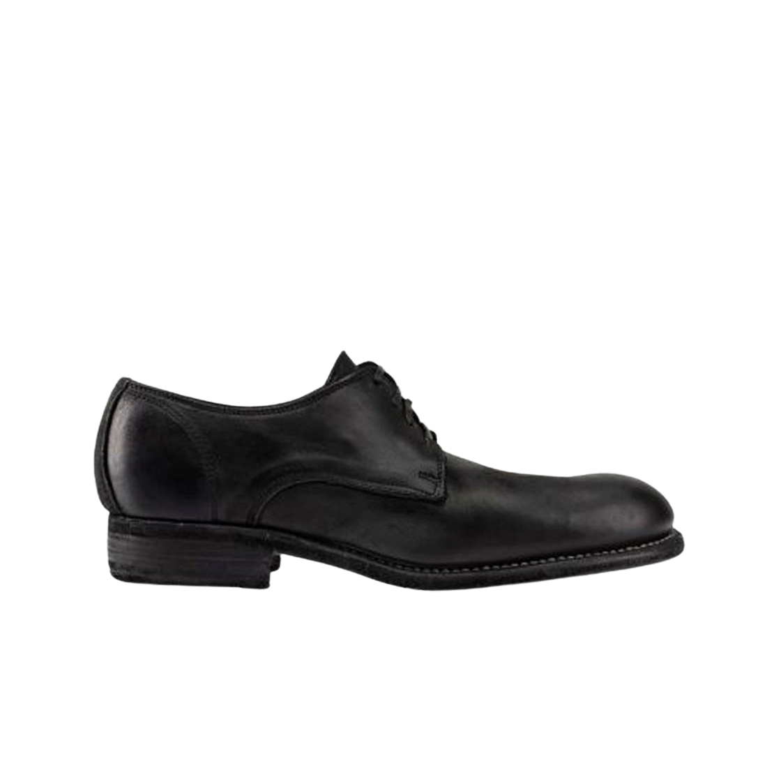 구이디 992 홀스 풀 그레인 레더 더비 블랙(Guidi 992 Horse Full Grain Leather Derby Black)