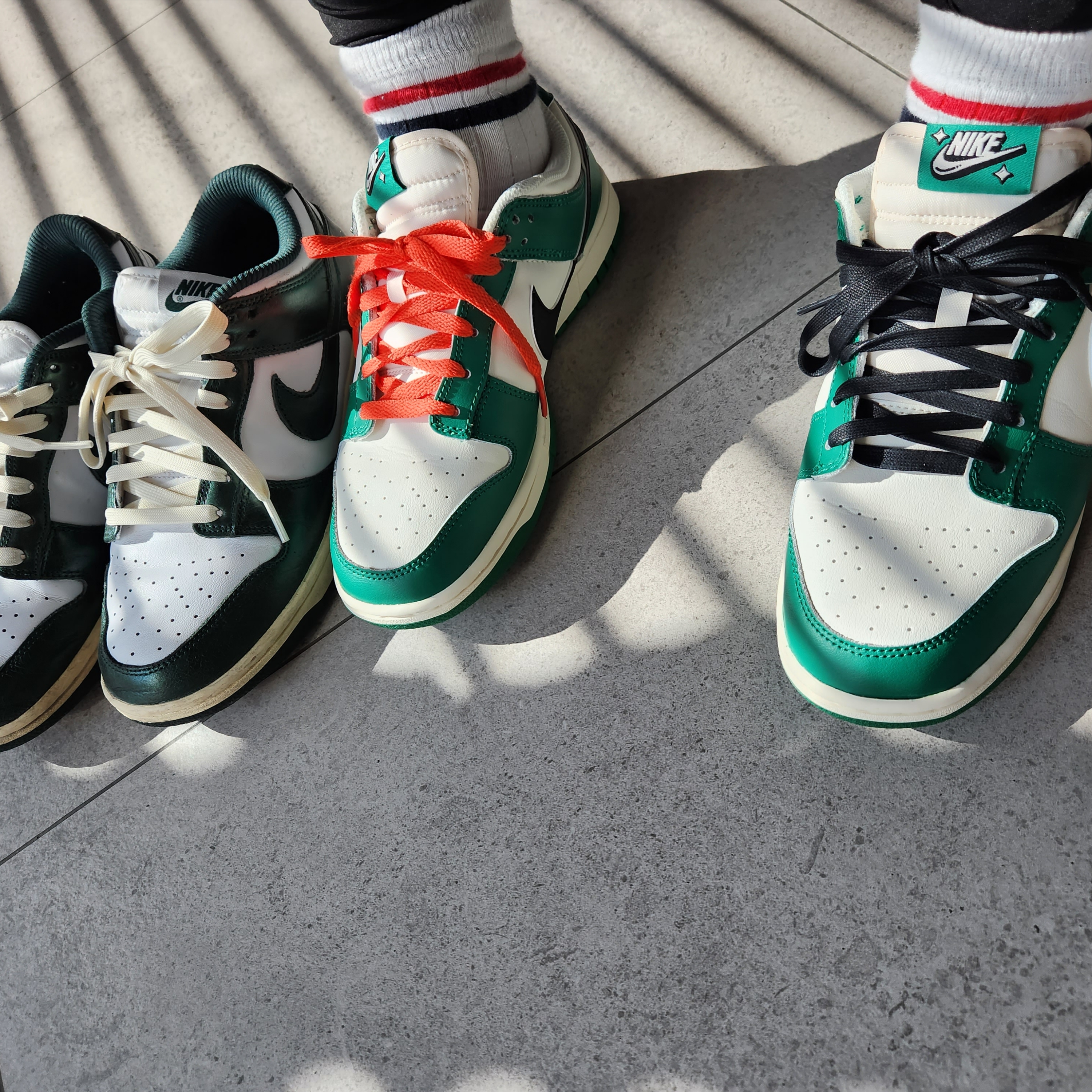 Nike Dunk Low Retro SE Jackpot Malachite, (W) Nike Dunk Low Vintage Green 착용 스타일 - 4
