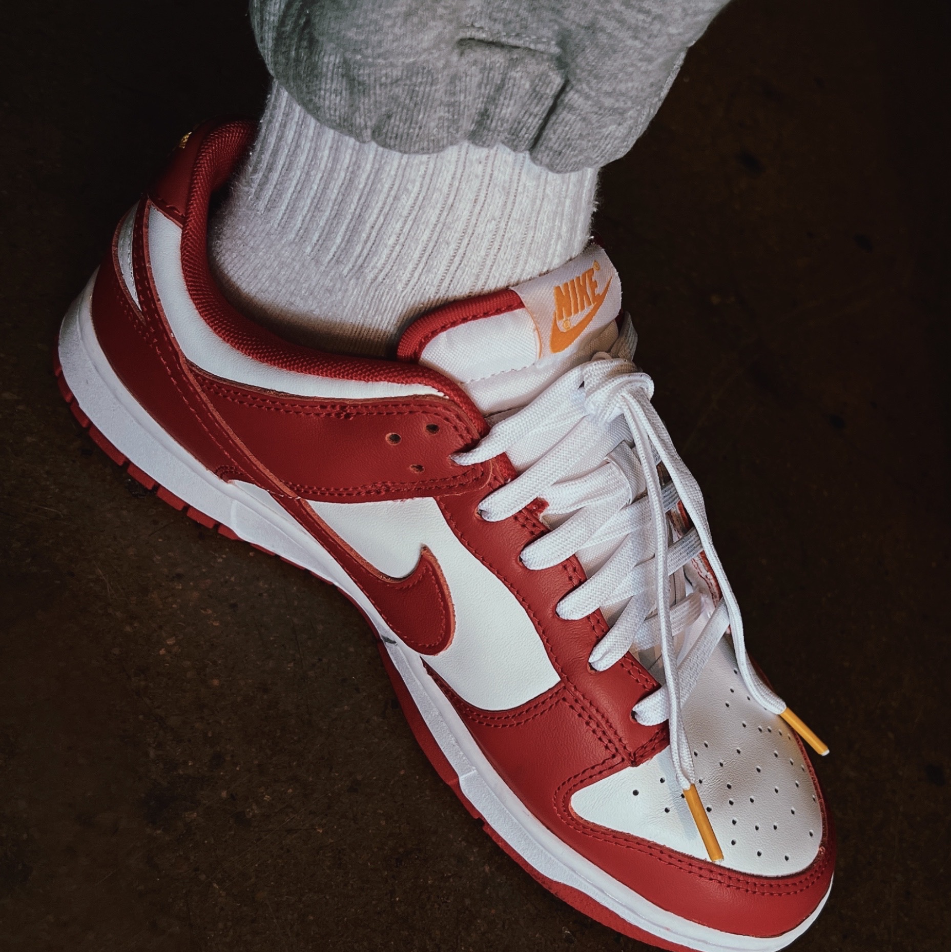 Nike Dunk Low Retro Gym Red 착용 스타일