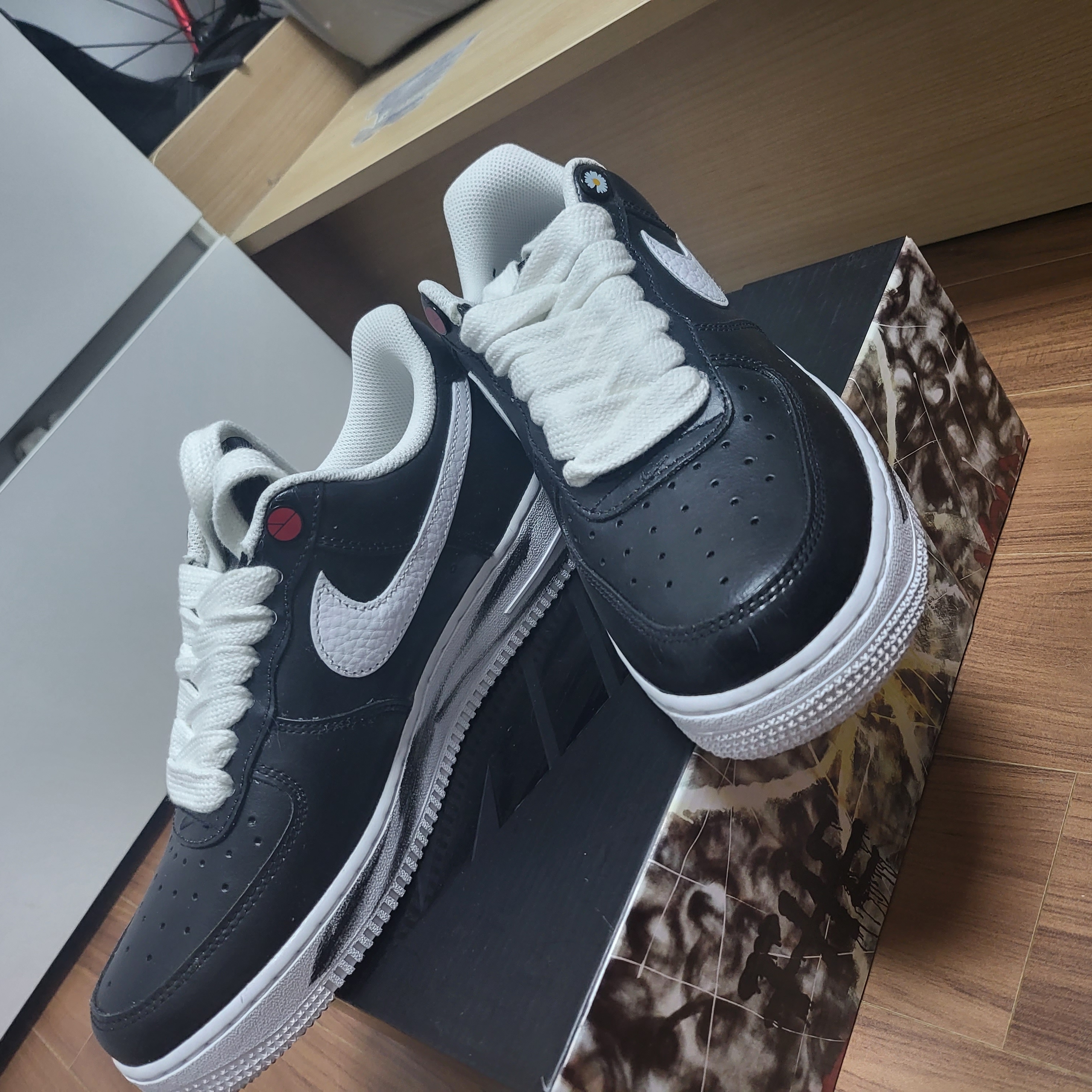 Nike x Peaceminusone Air Force 1 Low Para-Noise 착용 스타일 - 2