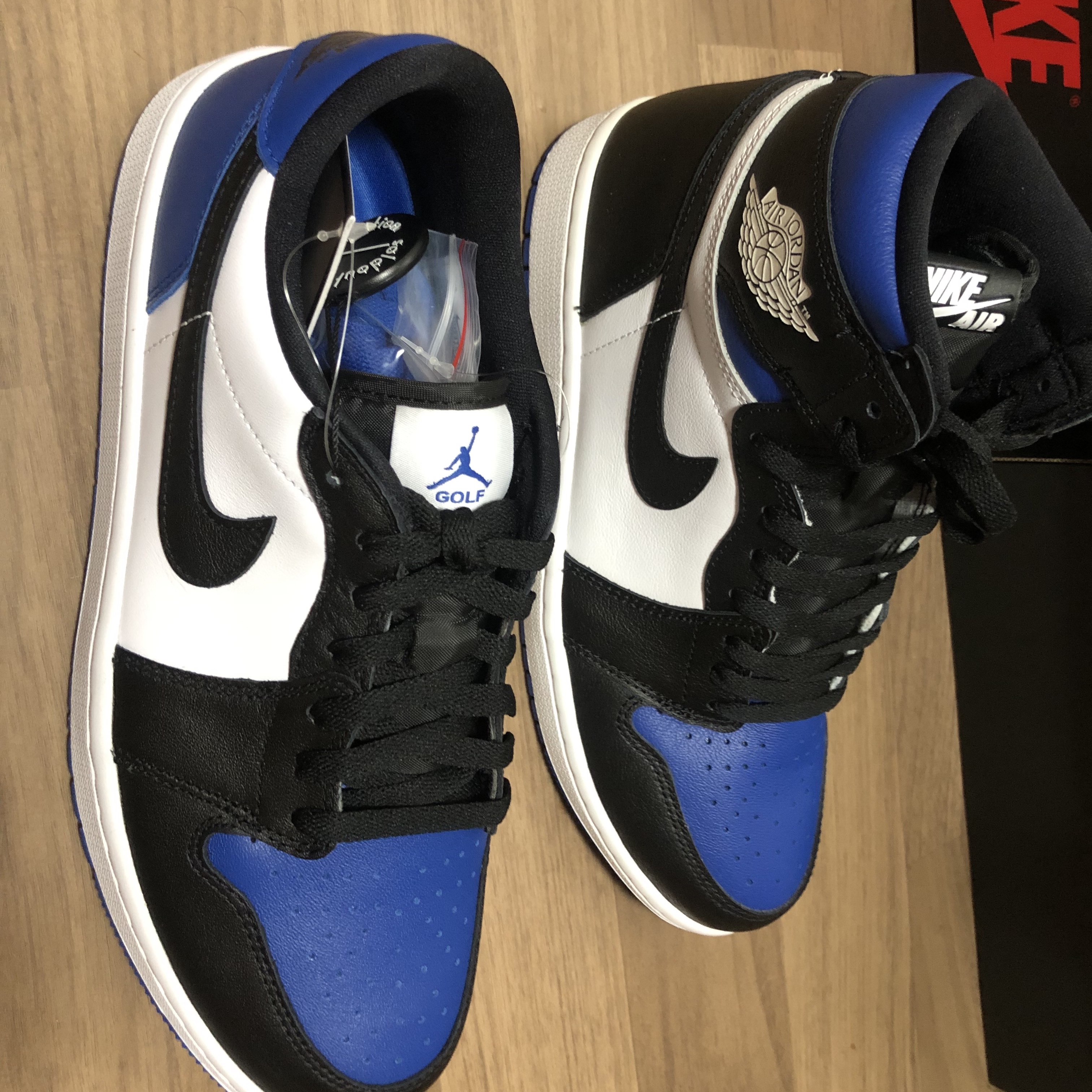 Jordan 1 Low Golf Sport Royal, Jordan 1 Retro High OG Royal Toe 착용 스타일 - 2