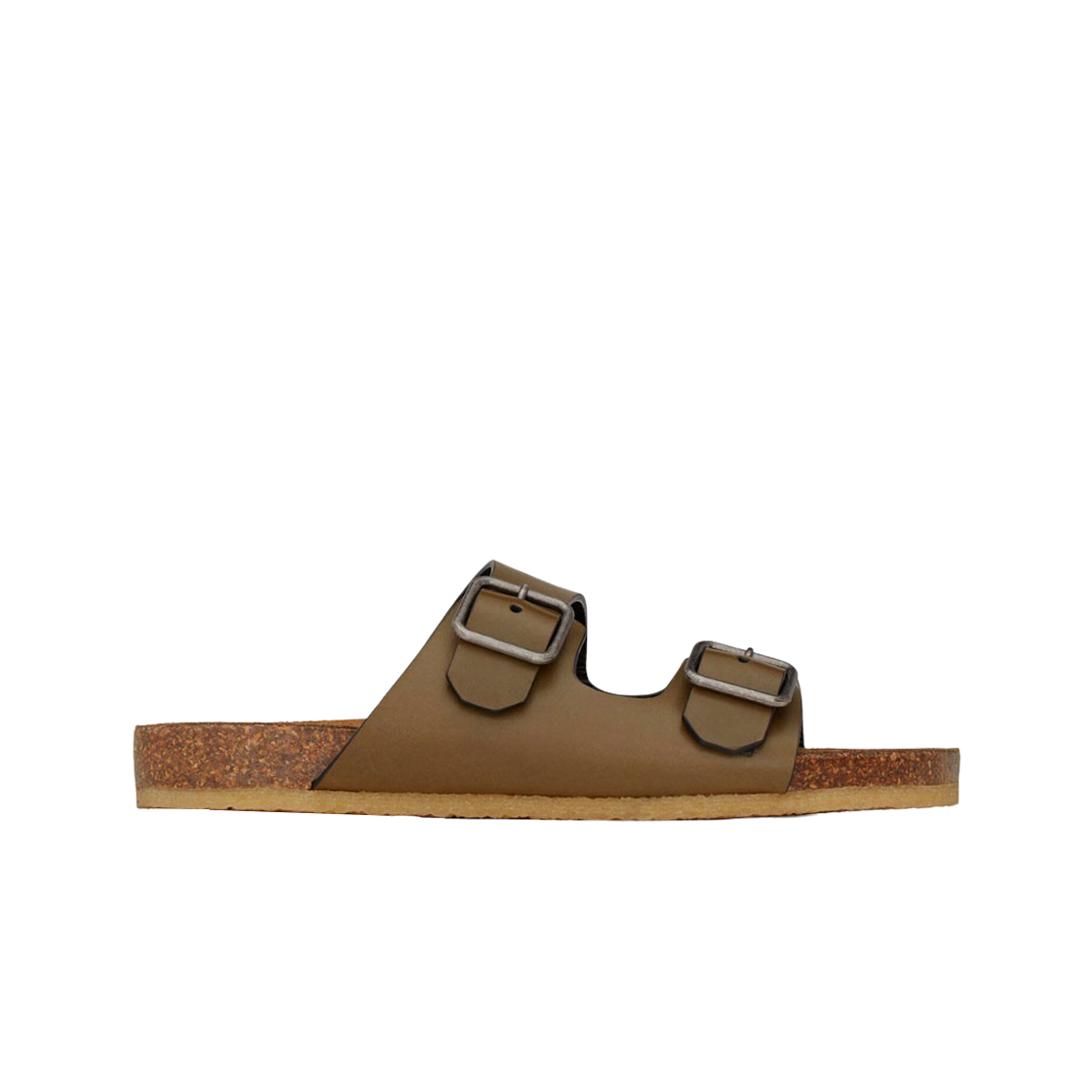 생로랑 스무스 레더 지미 플랫 샌들 툰드라(Saint Laurant Jimmy Flat Sandal in Smooth Leather Tundra) - 1