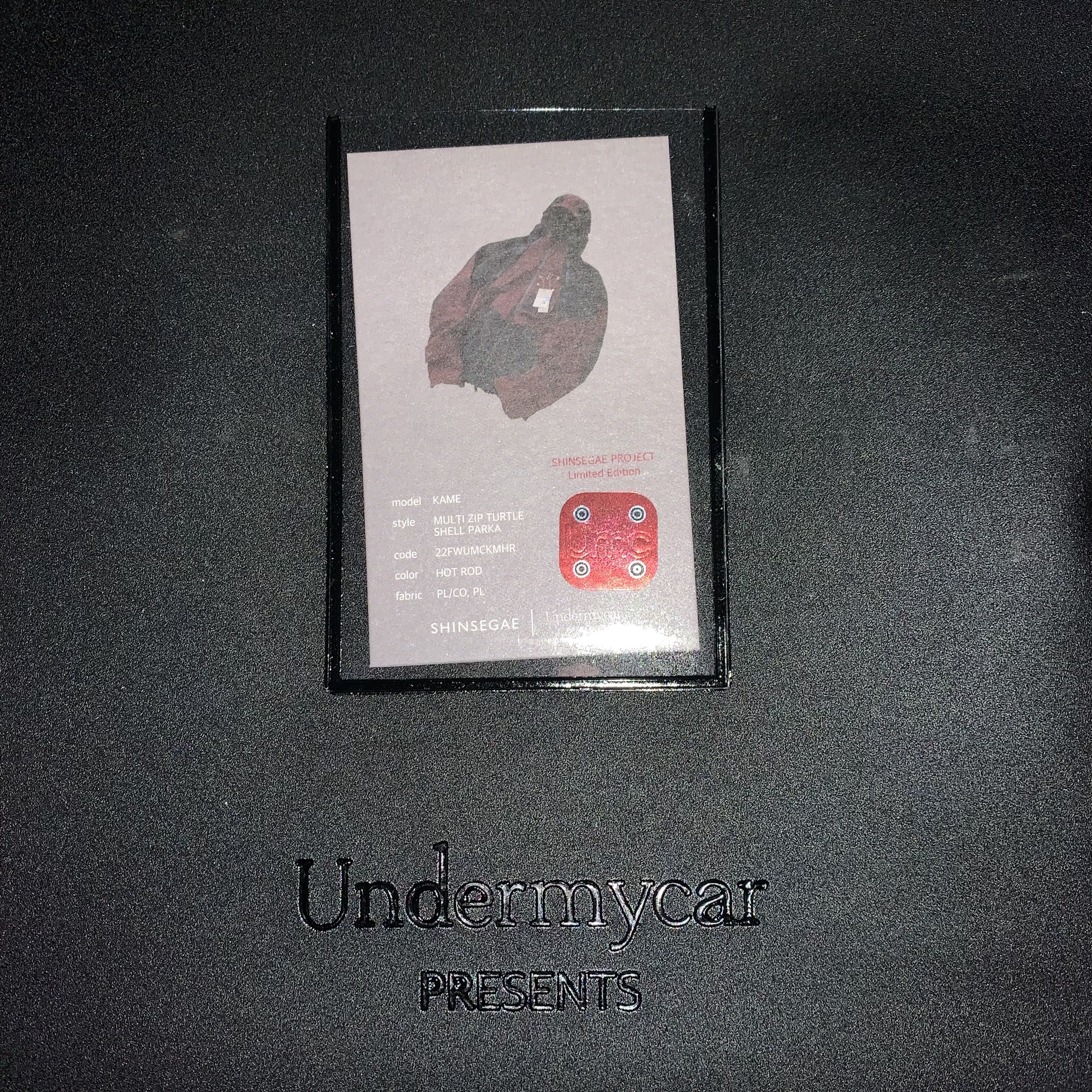 Undermycar Kame Multi Zip Turtle Shell Parka Hot Rod - 22FW 착용 스타일