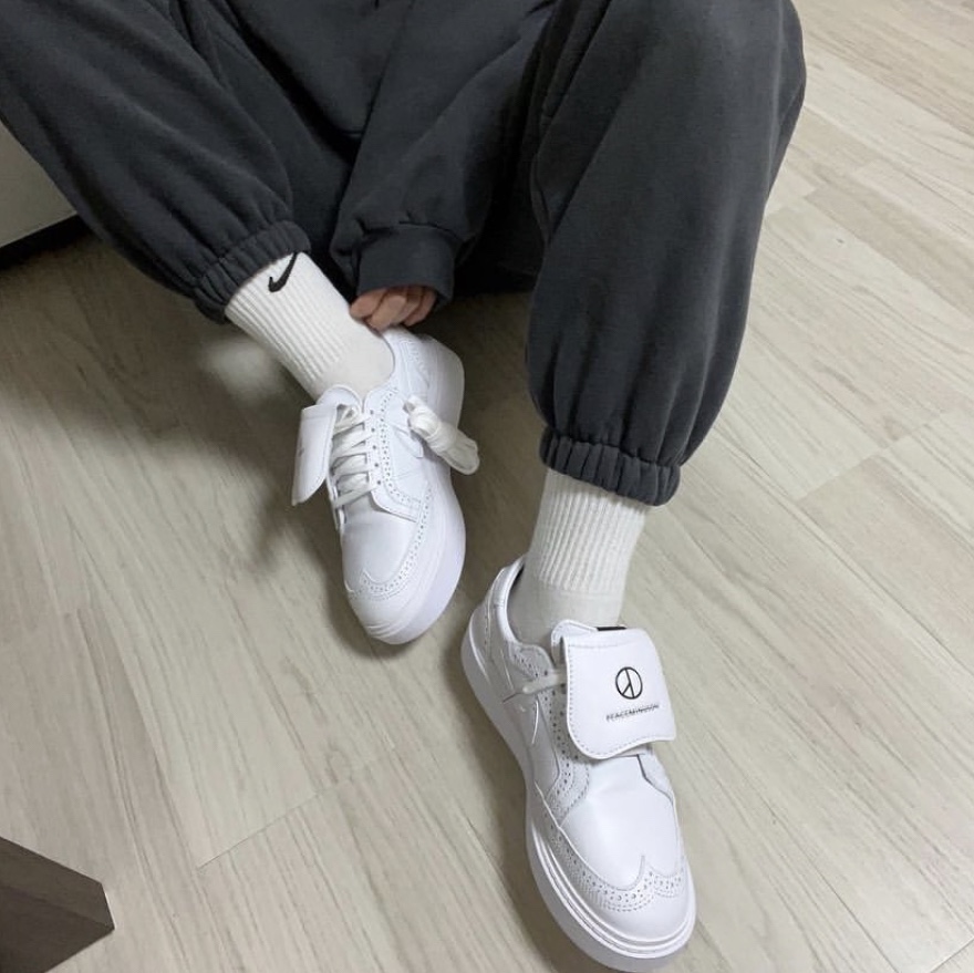 Nike x Peaceminusone Kwondo1 White 착용 스타일 - 2
