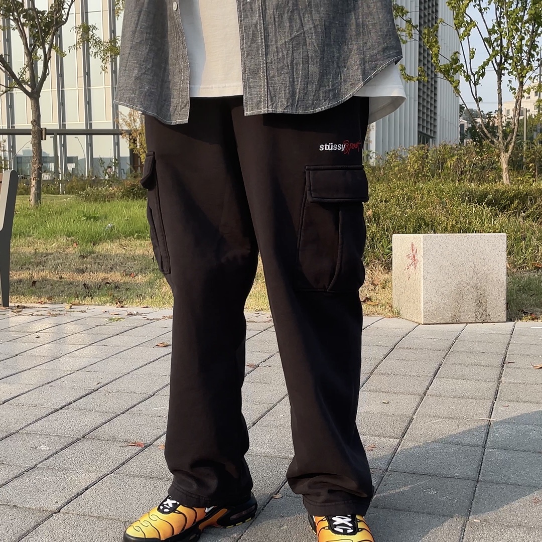 Stussy 8 Ball Sherpa Jacket Green, Stussy Dance Energy Hoodie Black 착용 스타일 - 4