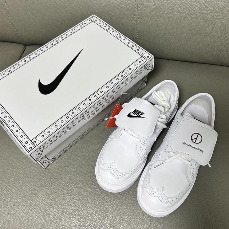 Nike x Peaceminusone Kwondo1 White 착용 스타일 - 1