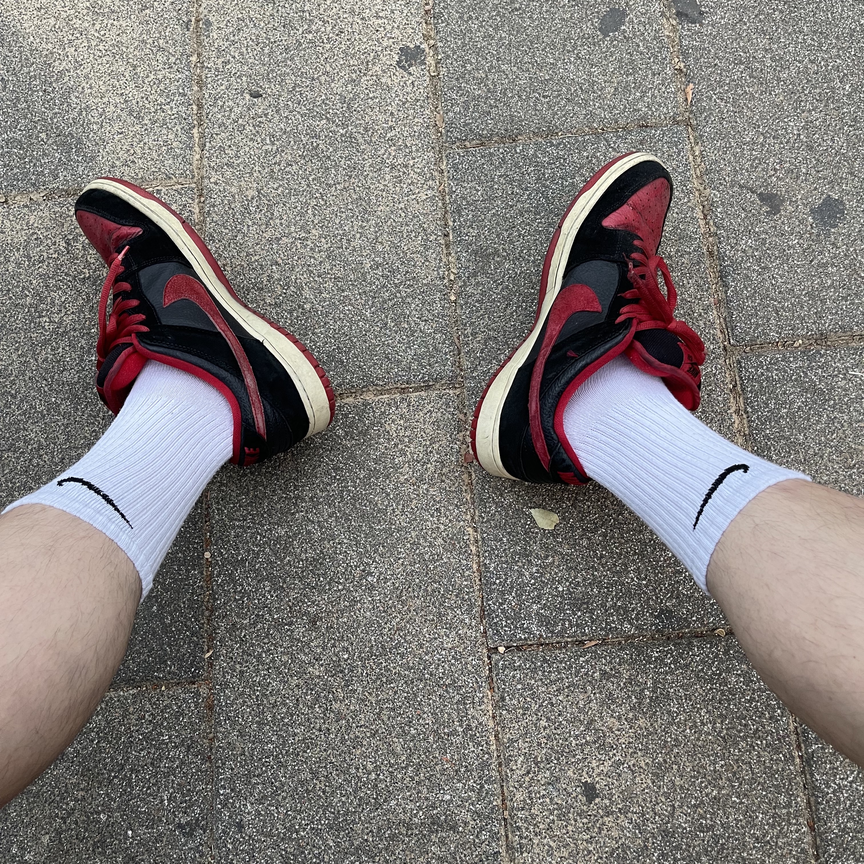 Nike SB Dunk Low Pro Bred 착용 스타일 - 2