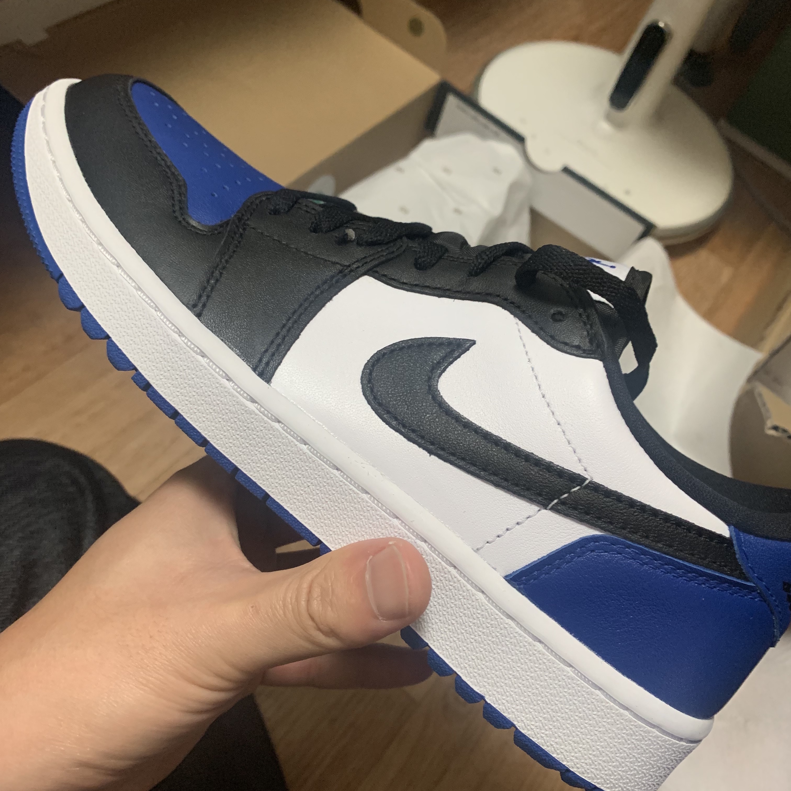 Jordan 1 Low Golf Sport Royal 착용 스타일