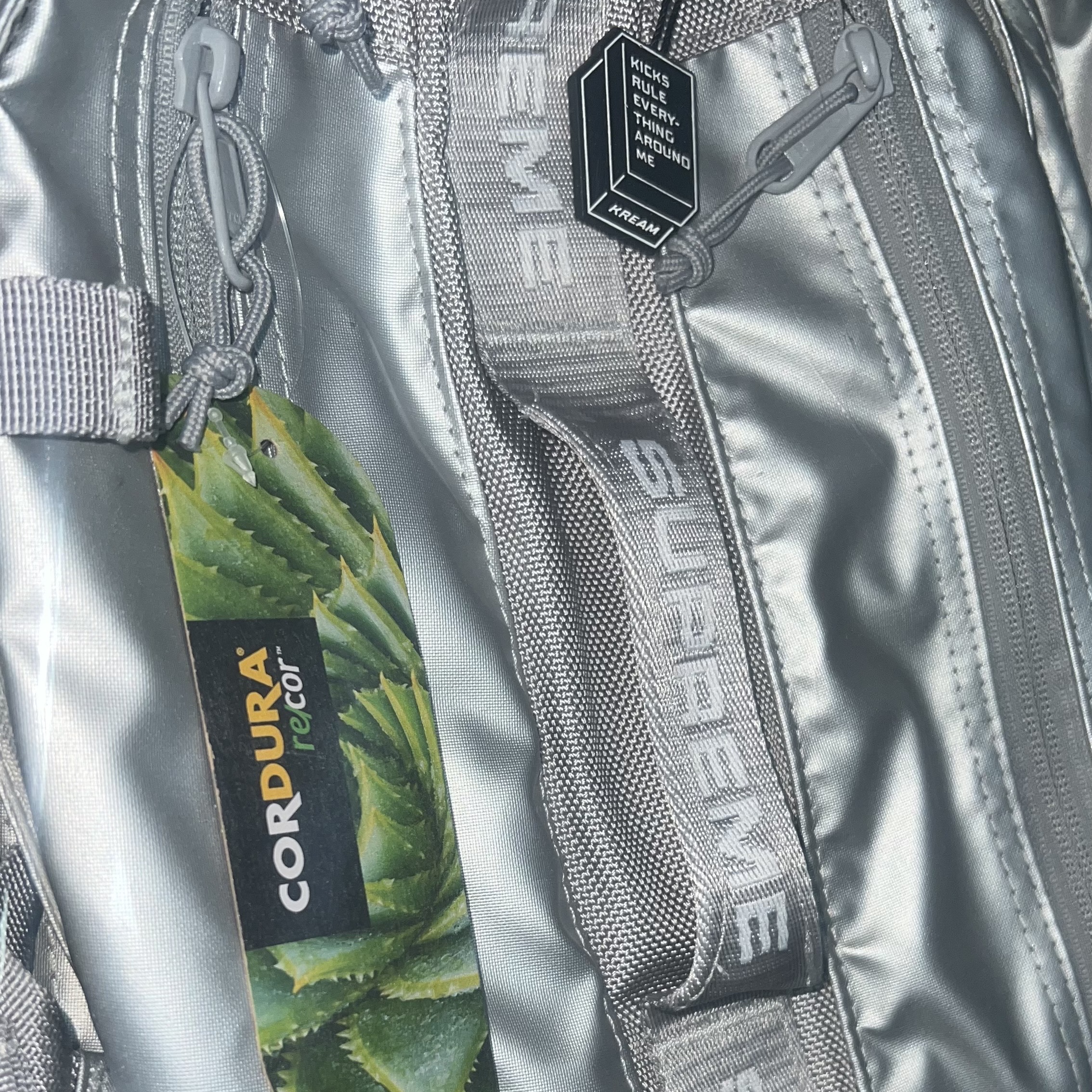 Supreme Backpack Silver - 22FW 착용 스타일