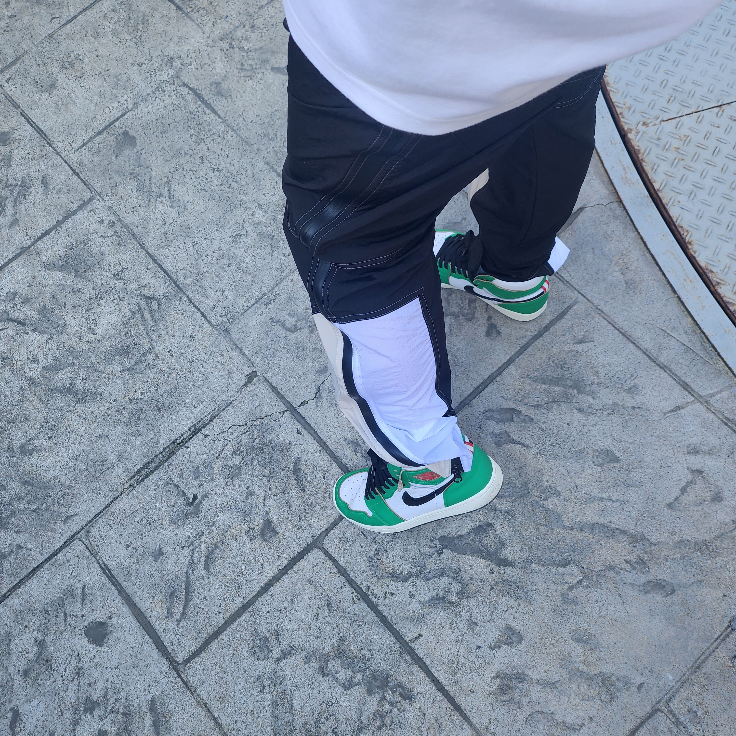 (W) Jordan 1 Retro High OG Lucky Green 착용 스타일