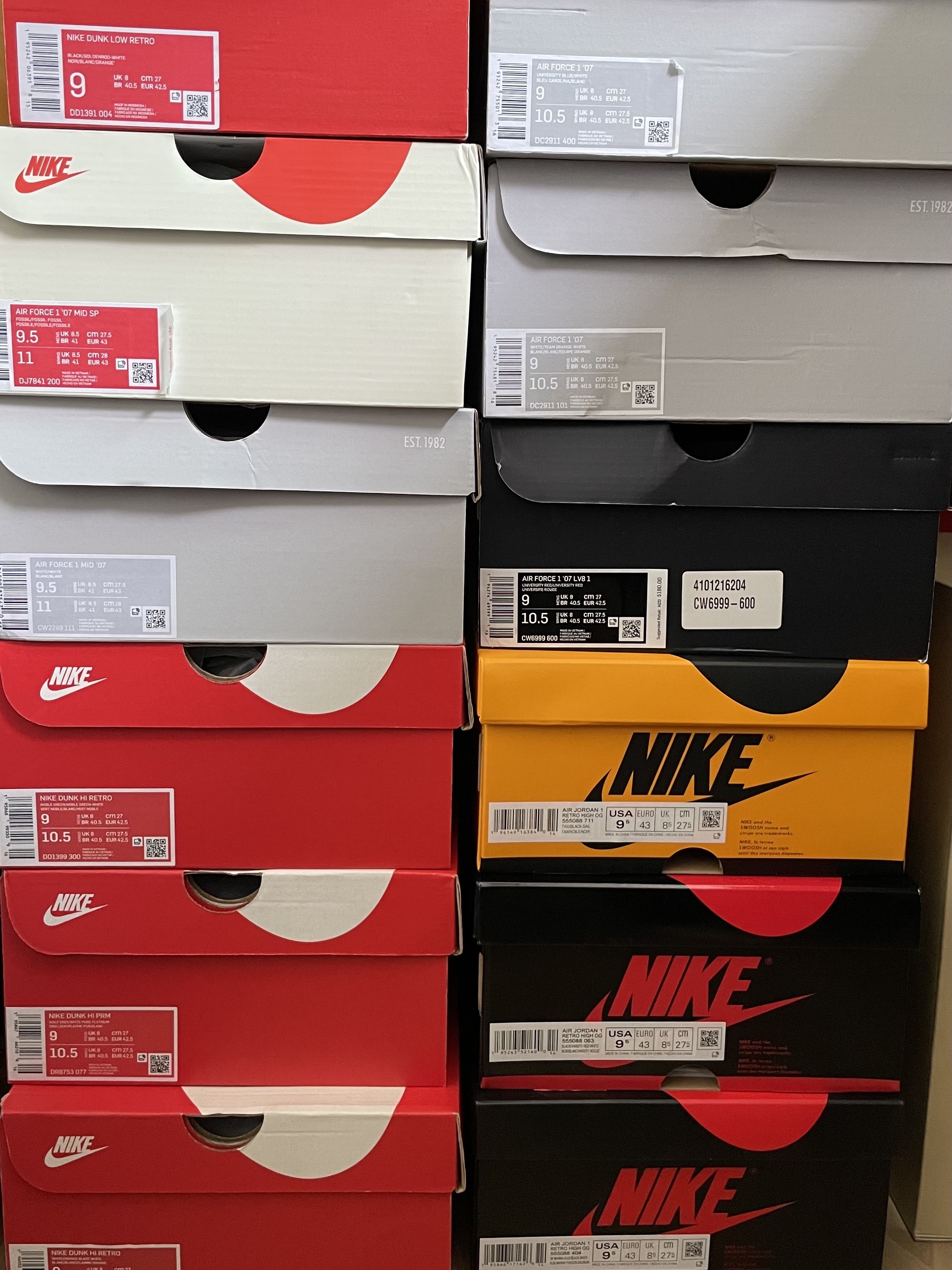Jordan 1 Retro High OG Taxi 착용 스타일
