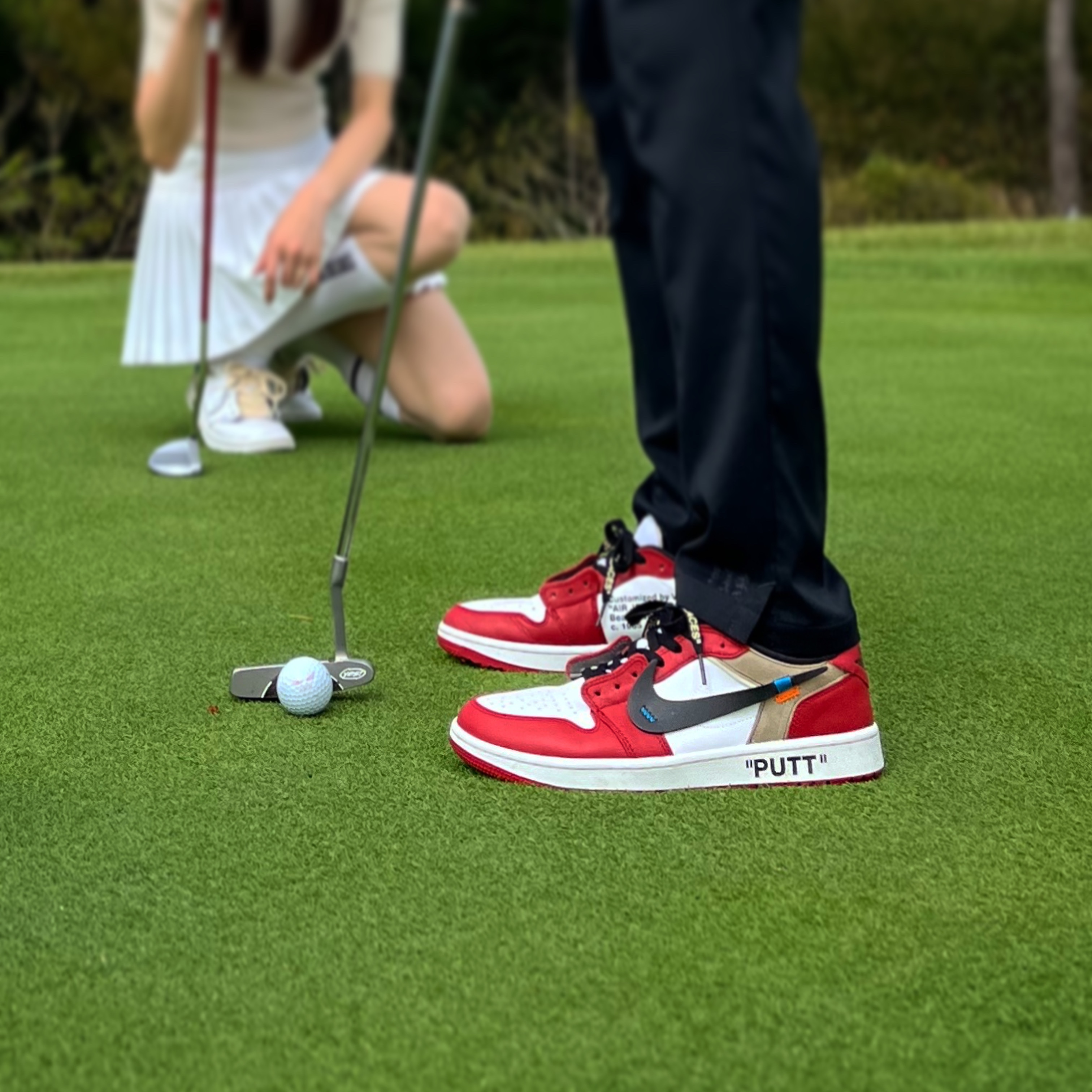 Jordan 1 Low Golf Chicago 착용 스타일 - 2