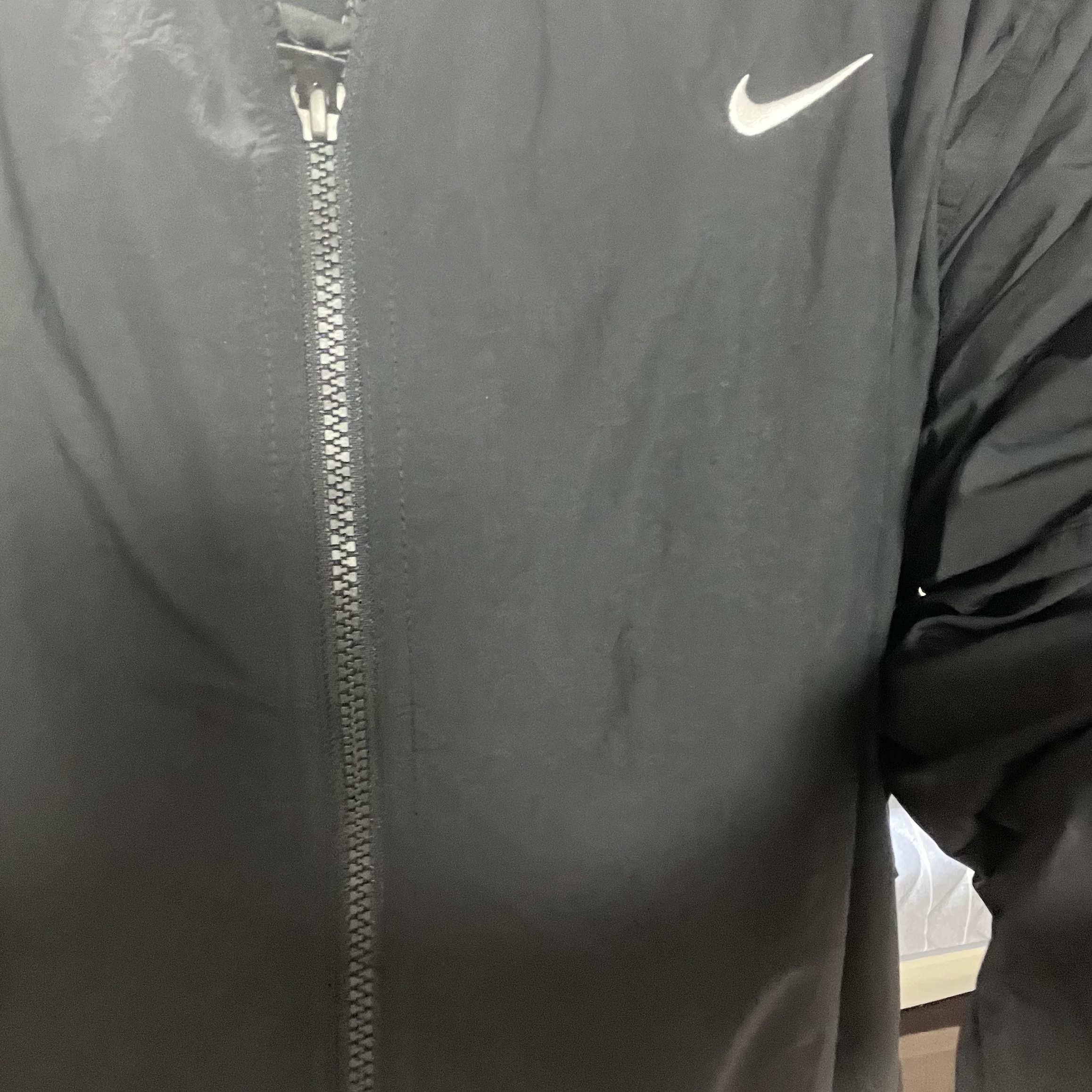 Nike NRG Solo Swoosh Woven Track Jacket Black - Asia 착용 스타일