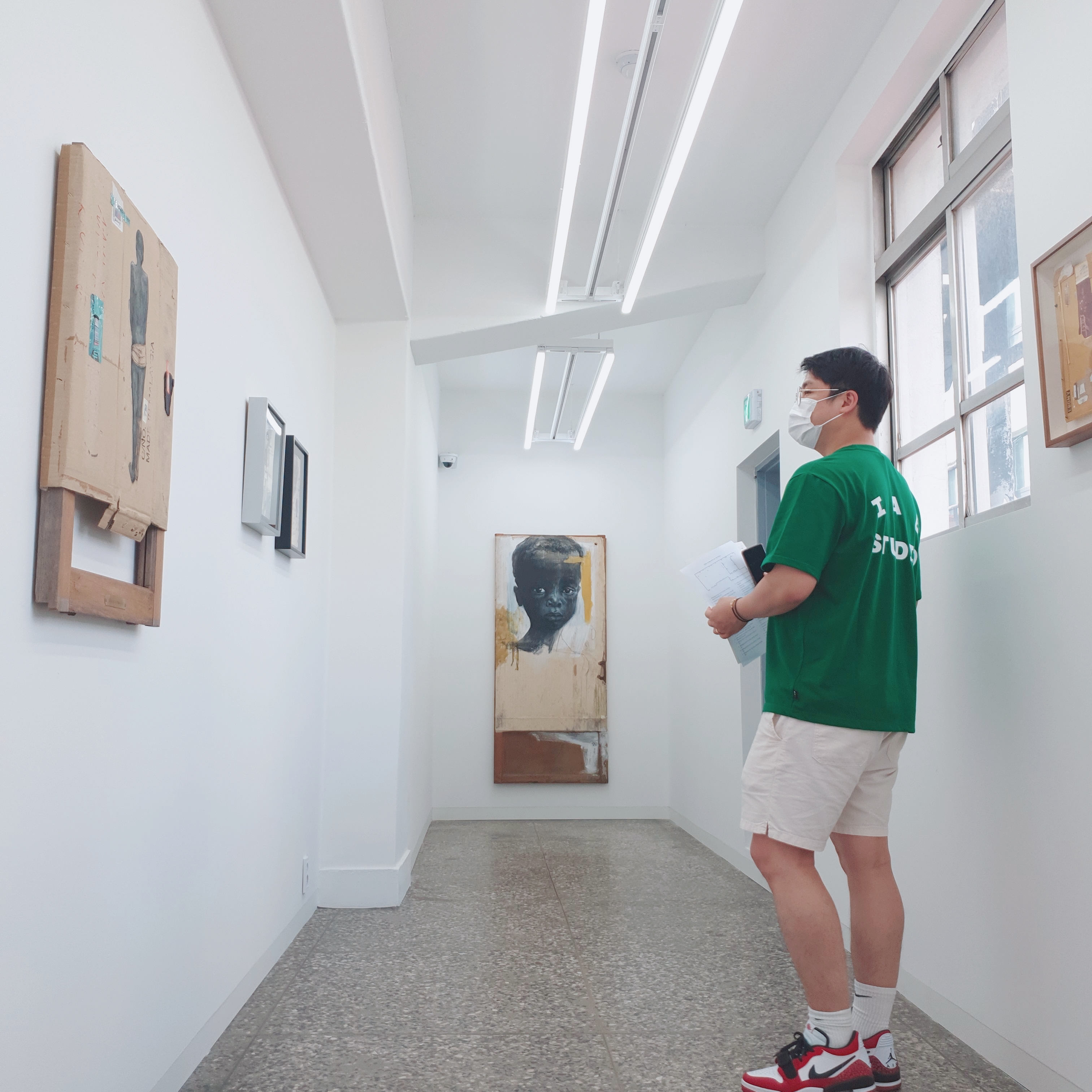 IAB Studio T-Shirt Green - 22FW, Jordan Legacy 312 Low Chicago 2022 착용 스타일 - 1