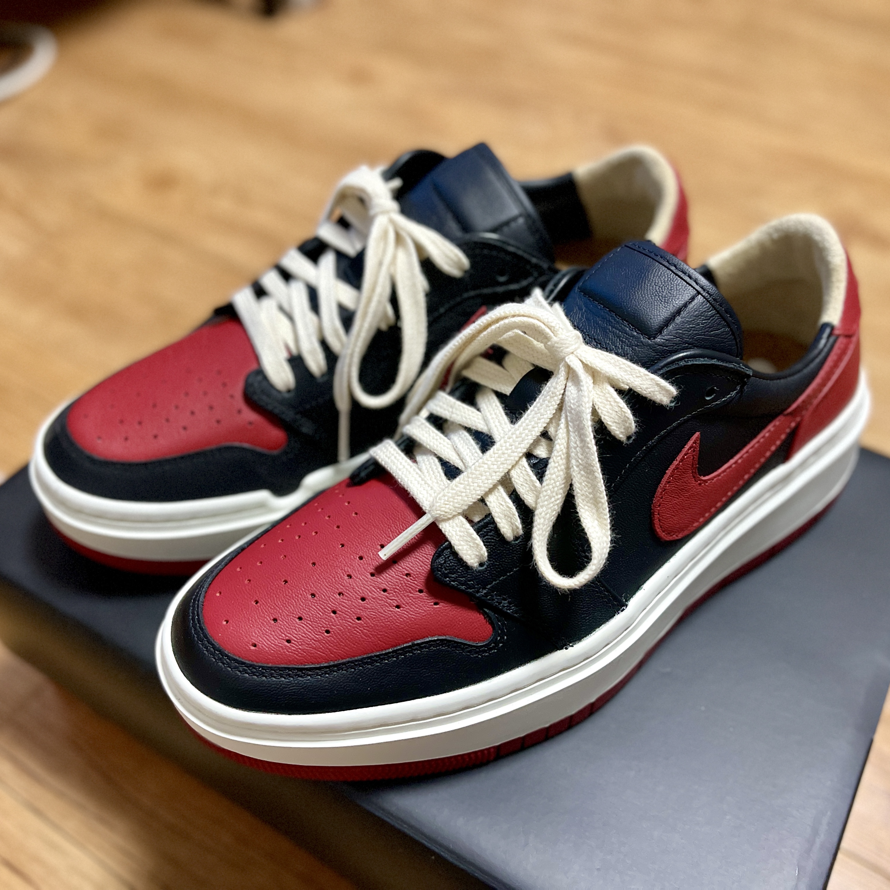 (W) Jordan 1 Elevate Low SE Bred 착용 스타일