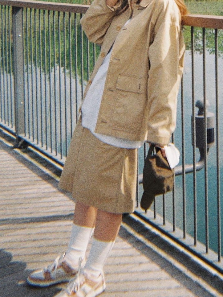 Supreme Yashica MF-1 Camera Black - 21SS, Uniqlo x Marni Oversized Utility Jacket Beige 착용 스타일 - 5