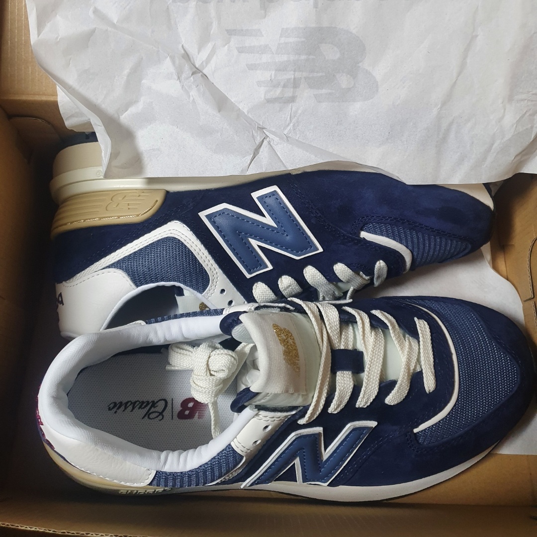 New Balance 574 Legacy Navy 착용 스타일