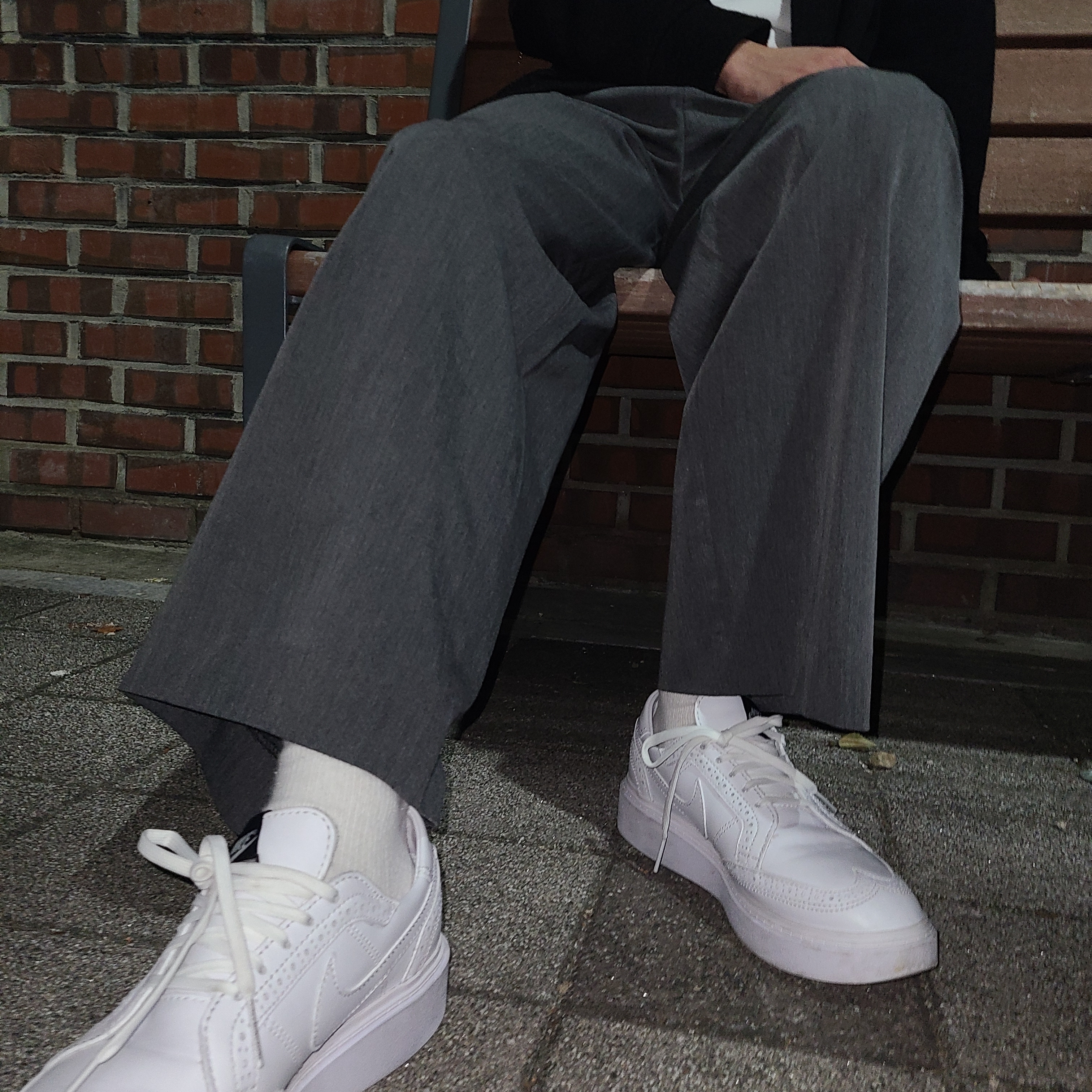 Nike x Peaceminusone Kwondo1 White 착용 스타일 - 1