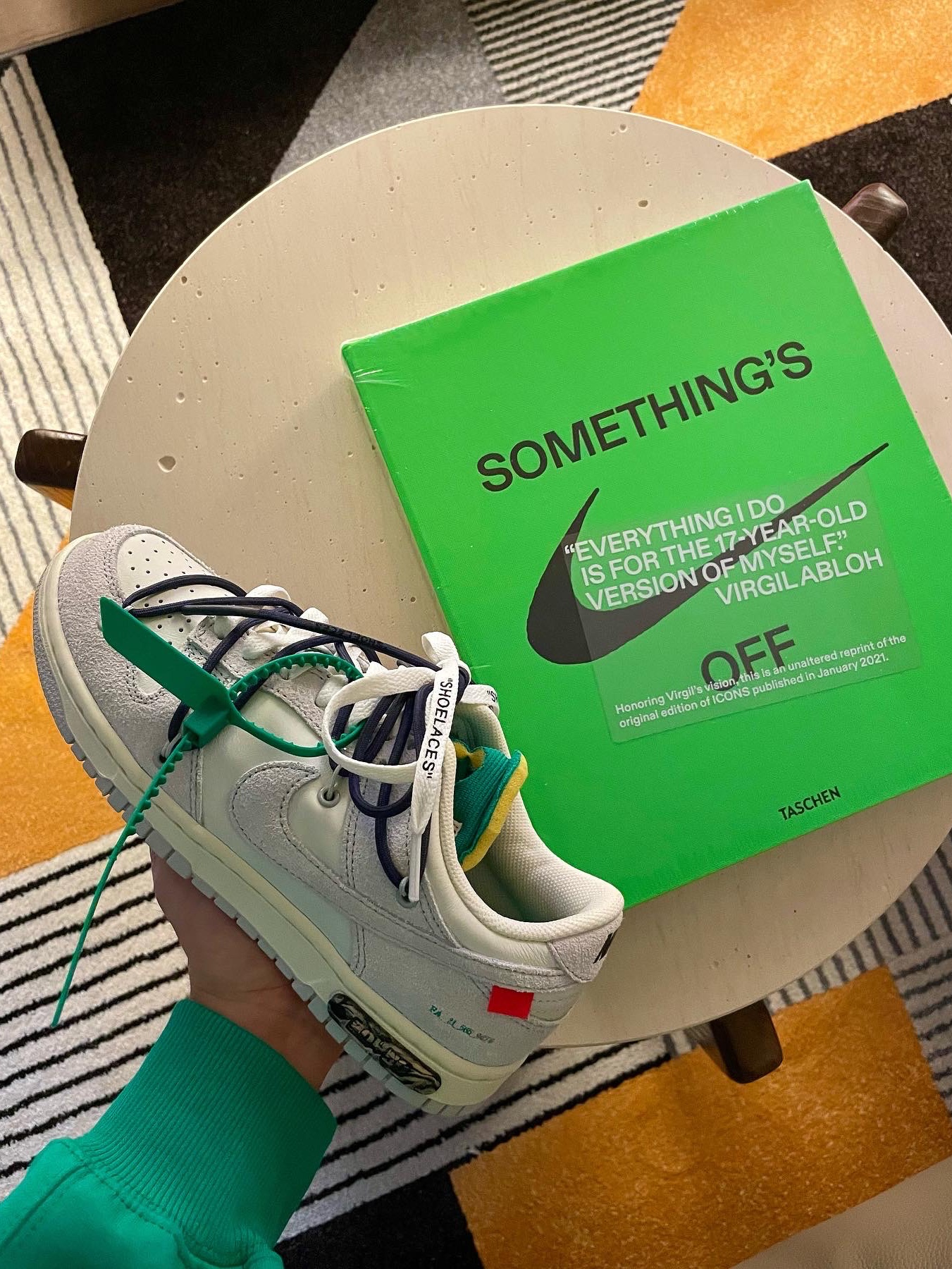 Nike x Off-White Dunk Low The 50 - Lot 20 착용 스타일
