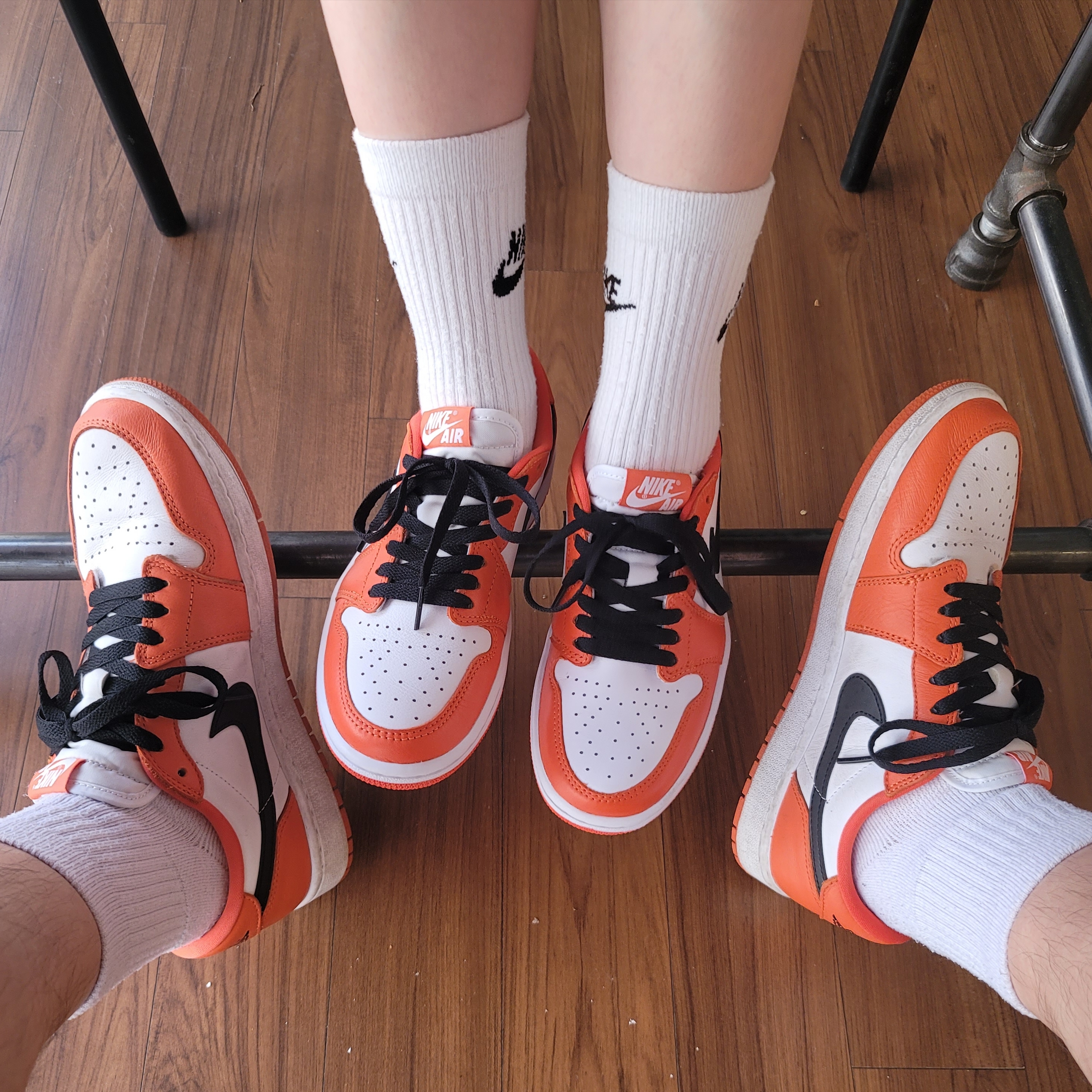(W) Jordan 1 Low OG Starfish, Jordan 1 Low OG Starfish 착용 스타일