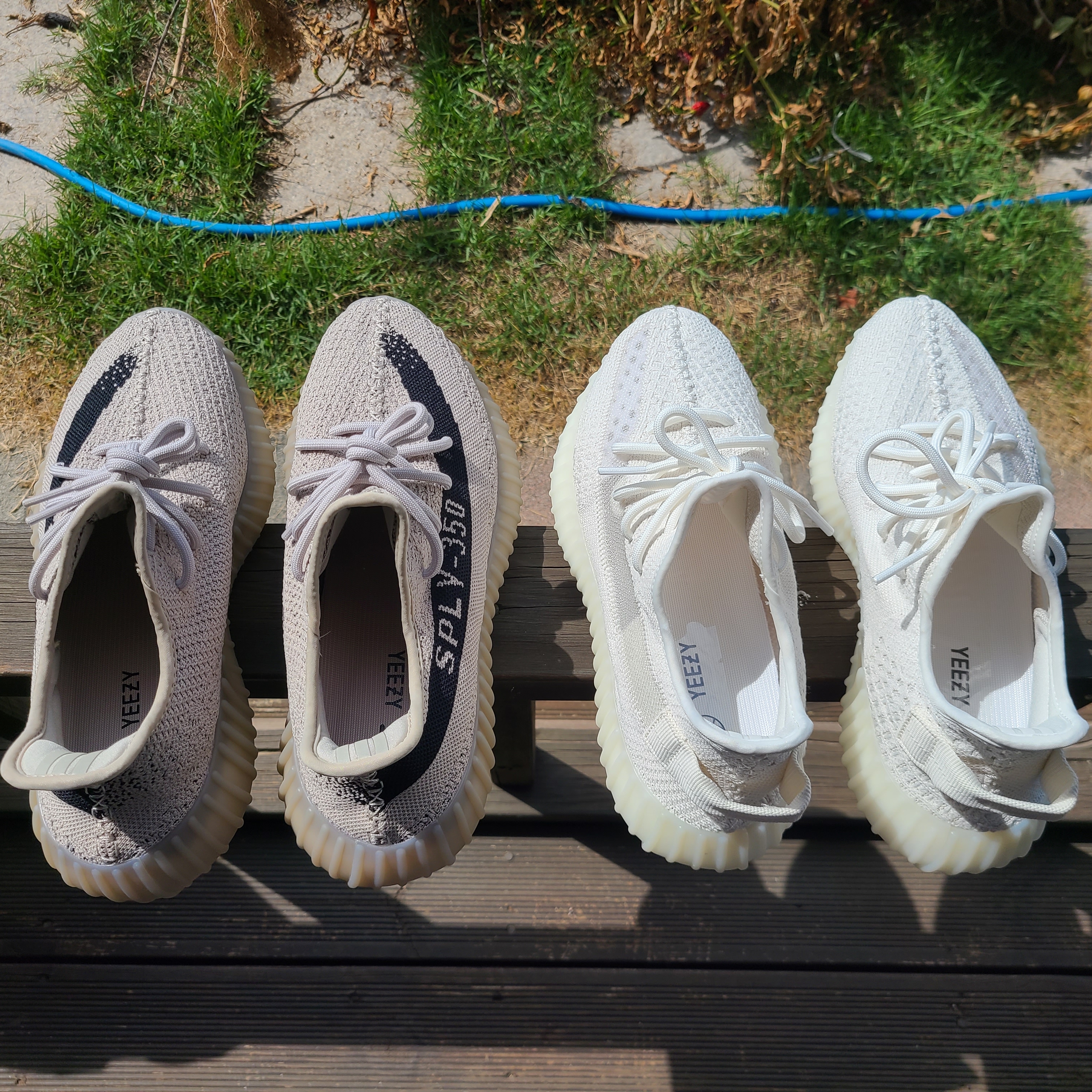Adidas Yeezy Boost 350 V2 Slate Core Black 2022/2023, Adidas Yeezy Boost 350 V2 Bone 착용 스타일