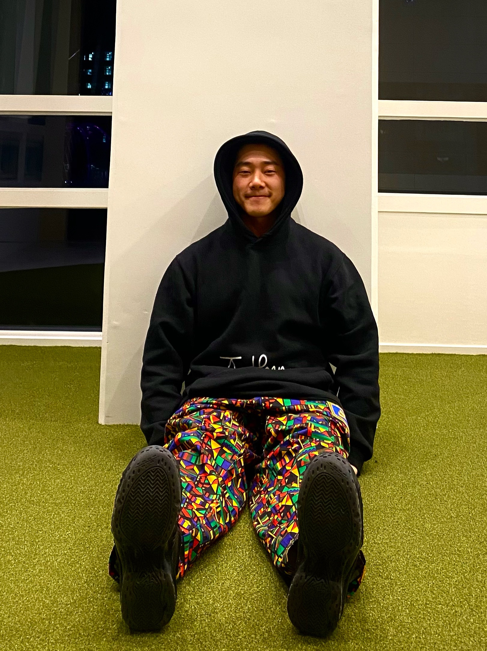 Nike x Comme des Garcons Homme Plus Air Foamposite One Black 착용 스타일