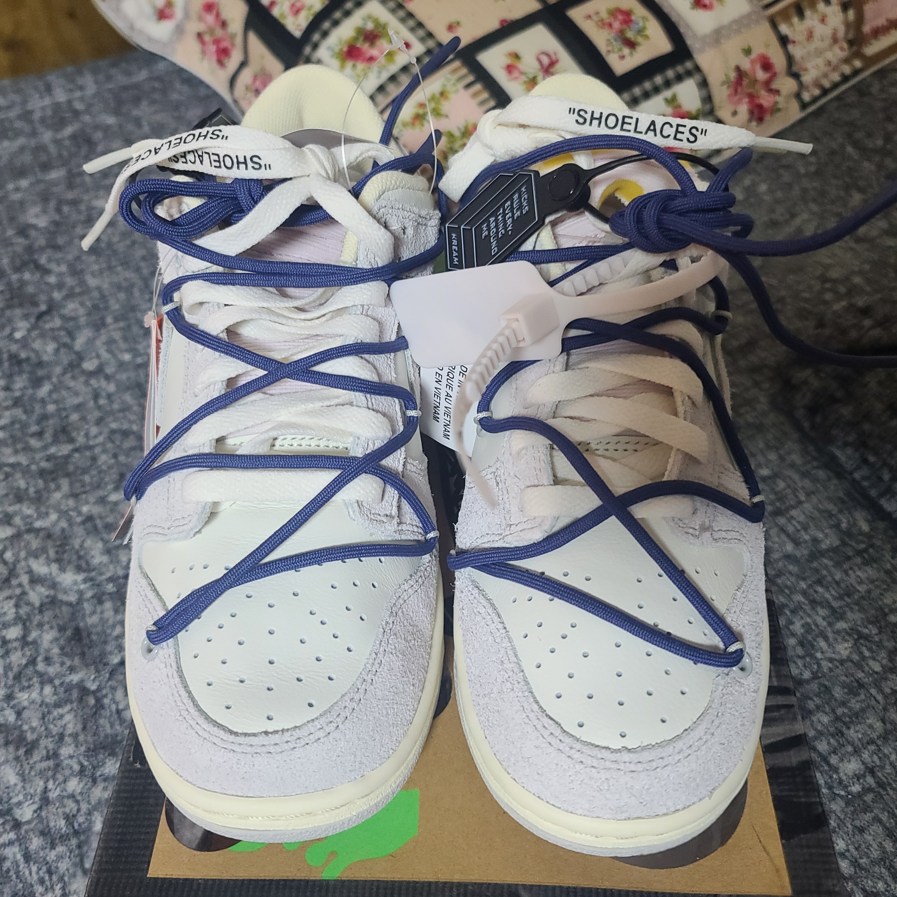 Nike x Off-White Dunk Low The 50 - Lot 18 착용 스타일 - 1